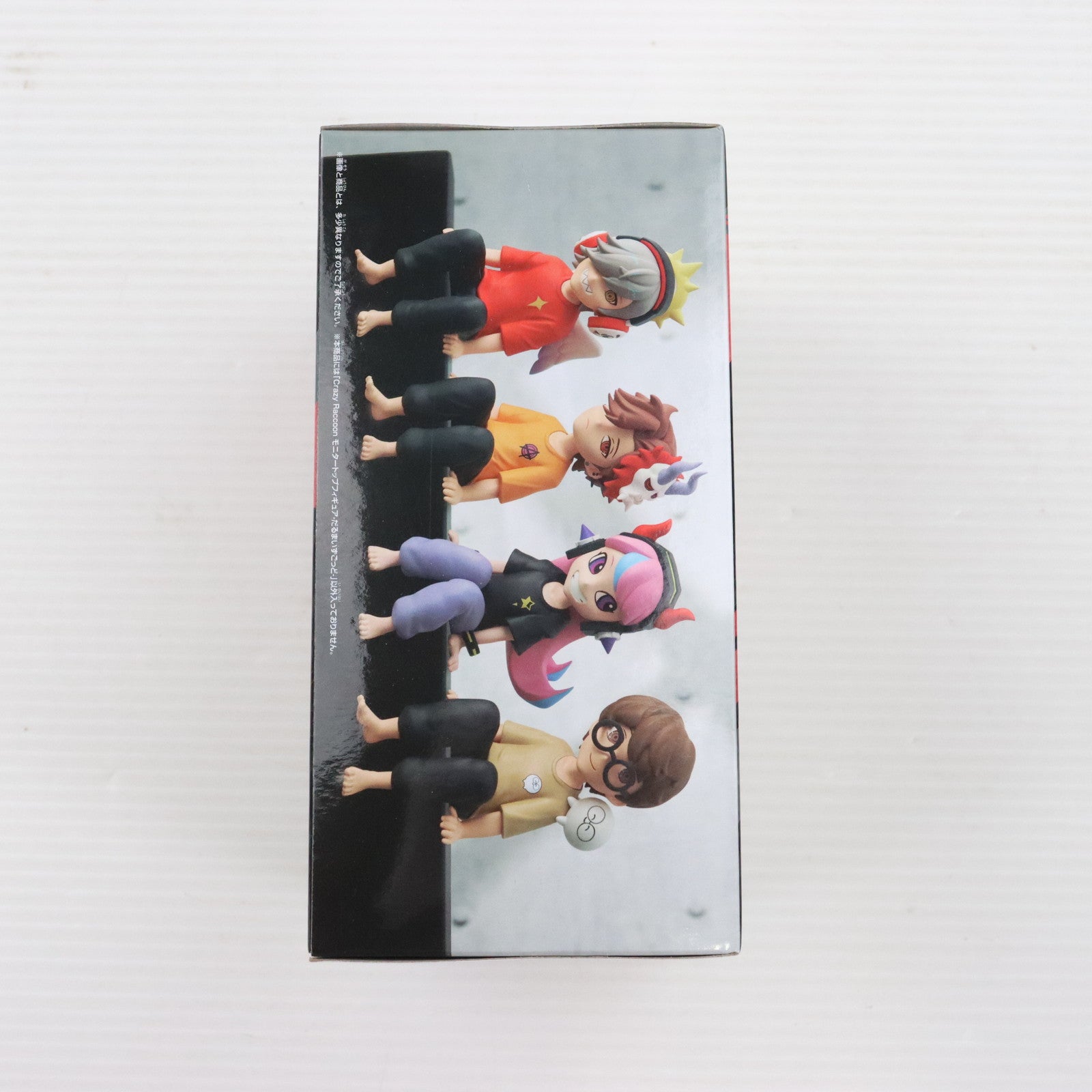 【中古即納】[FIG] だるまいずごっど A(Tシャツレッド) Crazy Raccoon(クレイジーラクーン) モニタートップフィギュア-だるまいずごっど- プライズ(2704346) バンプレスト(20240831)