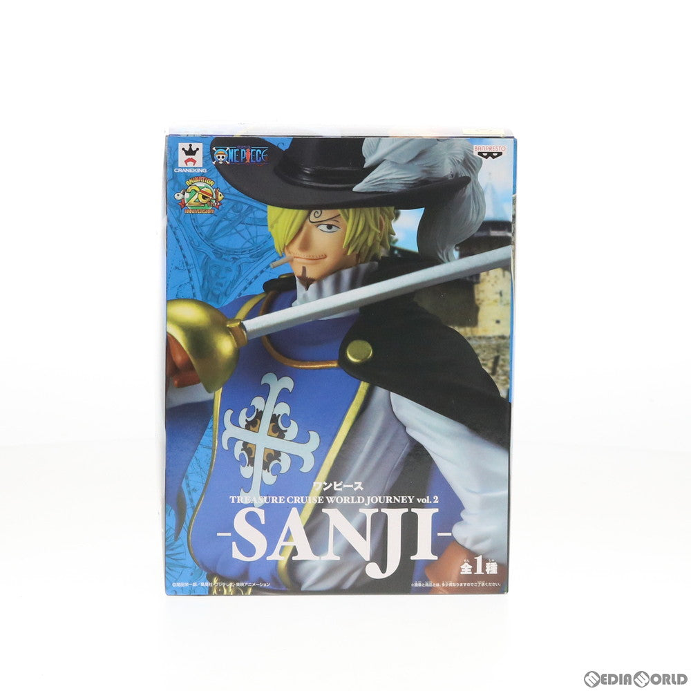 【中古即納】[FIG] サンジ ワンピース TREASURE CRUISE WORLD JOURNEY vol.2-SANJI- ONE PIECE フィギュア プライズ(39410) バンプレスト(20190620)