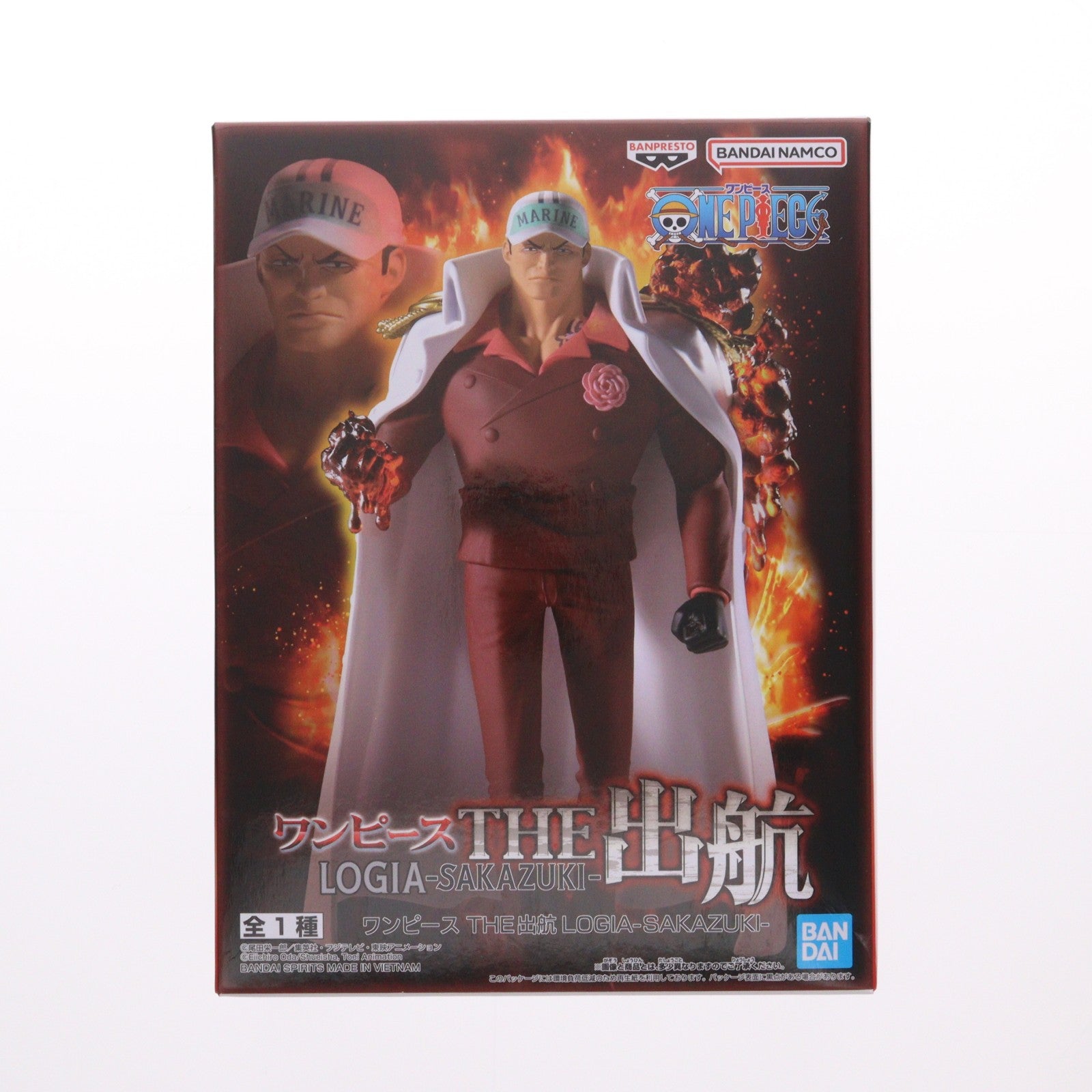 【中古即納】[FIG] サカズキ(赤犬) ワンピース THE出航 LOGIA-SAKAZUKI- ONE PIECE フィギュア プライズ(2776602) バンプレスト(20251113)