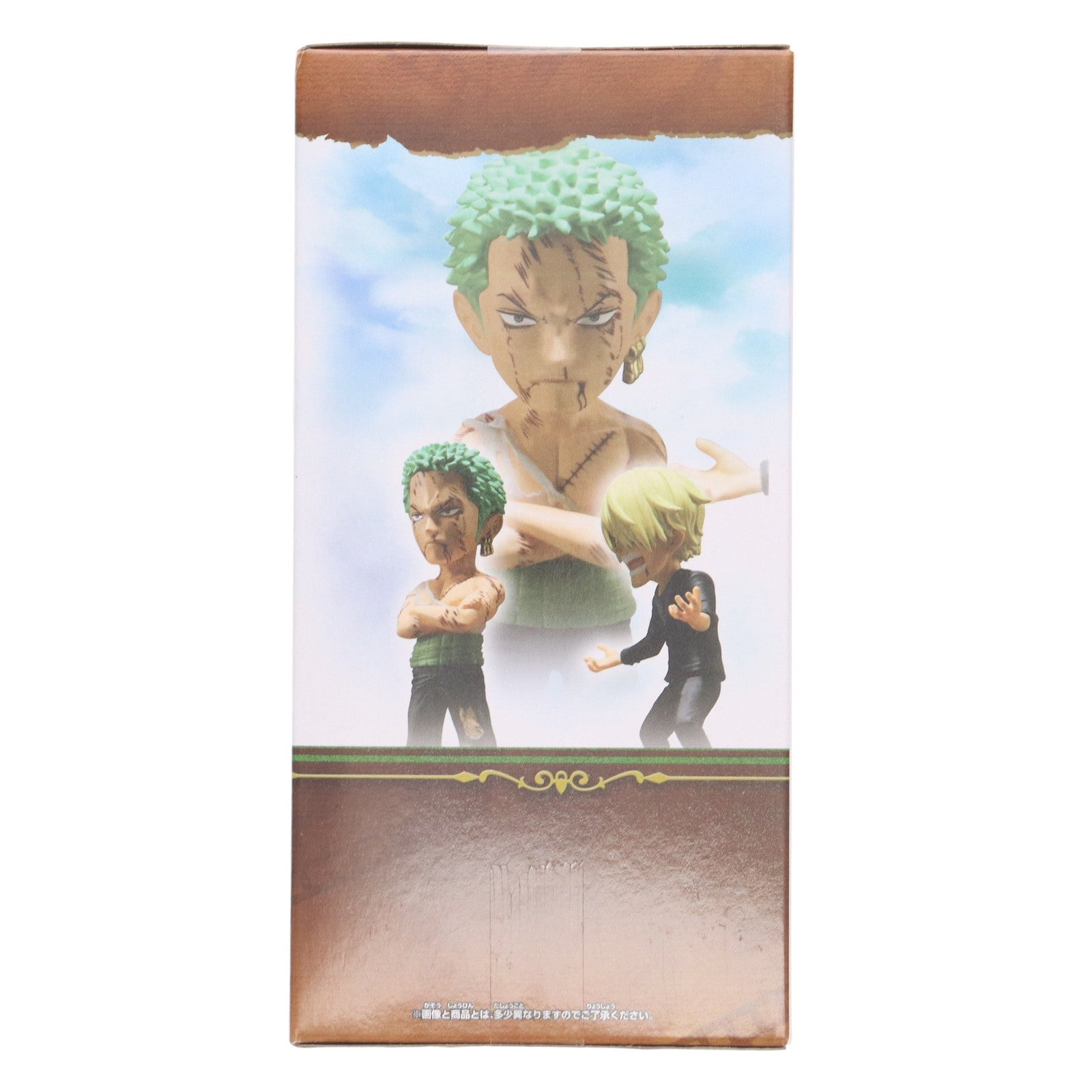 【中古即納】[FIG] ロロノア・ゾロ&サンジ ワンピース ワールドコレクタブルフィギュア ログストーリーズ-ロロノア・ゾロ&サンジ-「なにも!!!な゛かった…!!!!」 ONE PIECE プライズ(2752953) バンプレスト(20250826)
