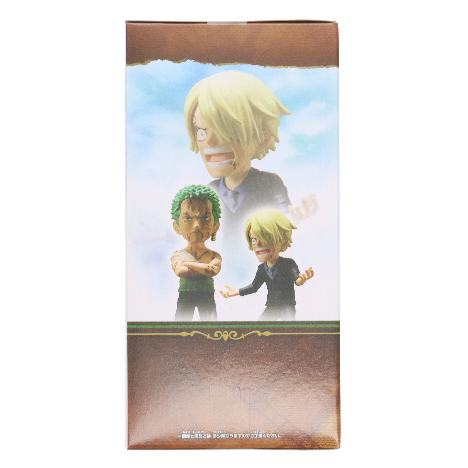 【中古即納】[FIG] ロロノア・ゾロ&サンジ ワンピース ワールドコレクタブルフィギュア ログストーリーズ-ロロノア・ゾロ&サンジ-「なにも!!!な゛かった…!!!!」 ONE PIECE プライズ(2752953) バンプレスト(20250826)