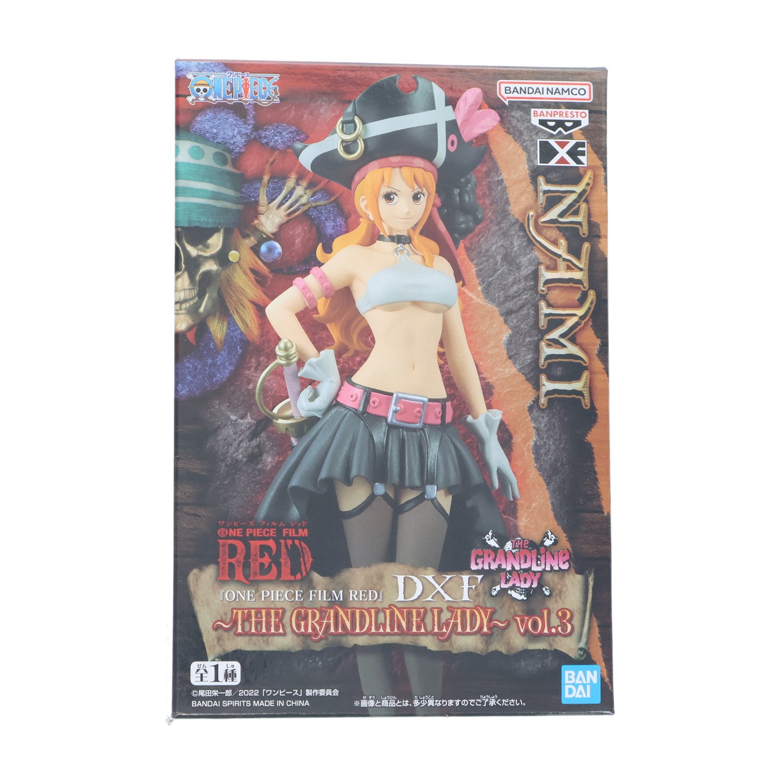 【中古即納】[FIG] ナミ ワンピース FILM RED DXF～THE GRANDLINE LADY～vol.3 ONE PIECE フィギュア プライズ(2618322) バンプレスト(20221010)