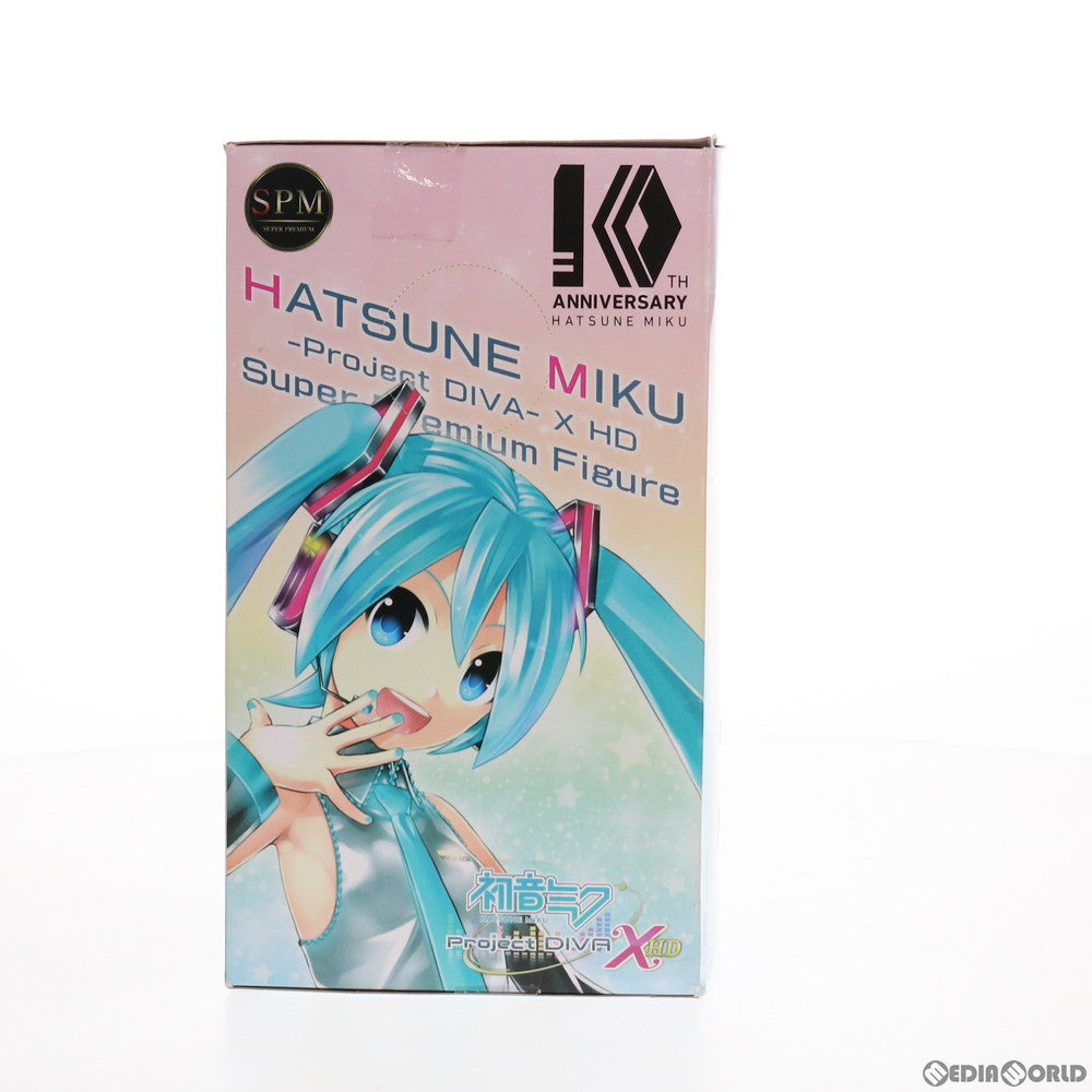 【中古即納】[FIG] 初音ミク 10th Anniversary 初音ミク-Project DIVA-X HD スーパープレミアムフィギュア プライズ(1022542) セガ(20170810)