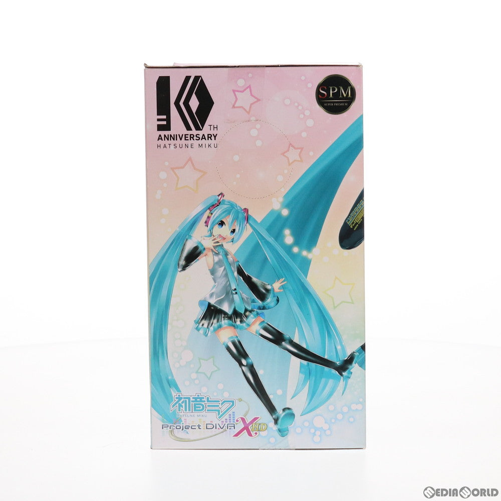 【中古即納】[FIG] 初音ミク 10th Anniversary 初音ミク-Project DIVA-X HD スーパープレミアムフィギュア プライズ(1022542) セガ(20170810)
