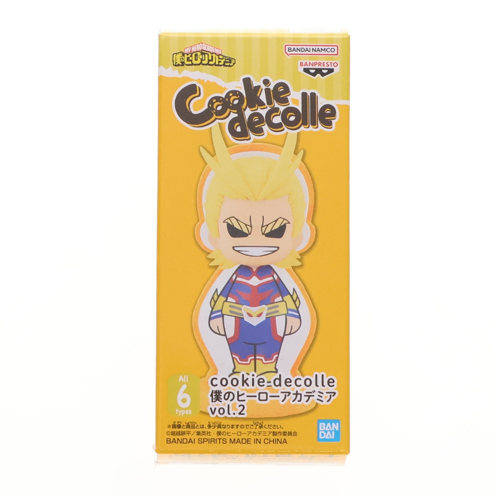 【中古即納】[FIG] オールマイト 僕のヒーローアカデミア cookie decolle vol.2 フィギュア プライズ(2622914) バンプレスト(20230111)