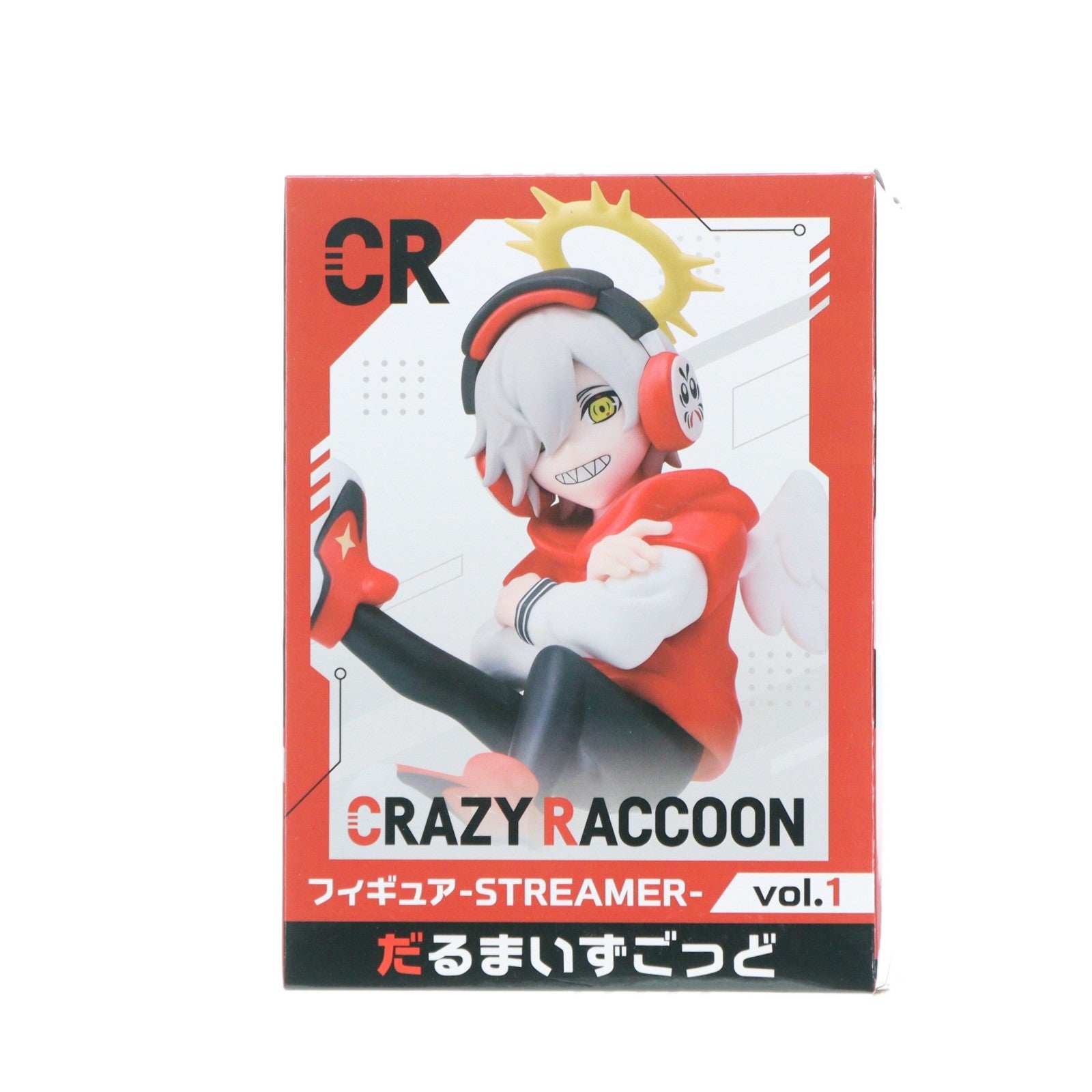 【中古即納】[FIG] GiGOグループ限定 だるまいずごっど Crazy Raccoon(クレイジーラクーン) フィギュア-STREAMER-Vol.1 ～GiGOグループのお店限定～ プライズ フクヤ(20251004)