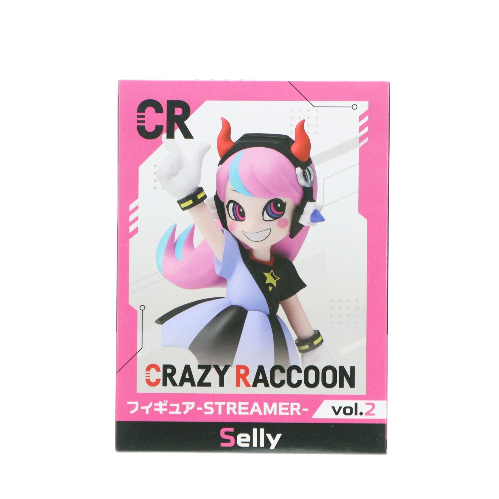 【中古即納】[FIG] GiGOグループ限定 Selly(セリー) Crazy Raccoon(クレイジーラクーン) フィギュア-STREAMER-Vol.2 ～GiGOグループのお店限定～ プライズ フクヤ(20251018)