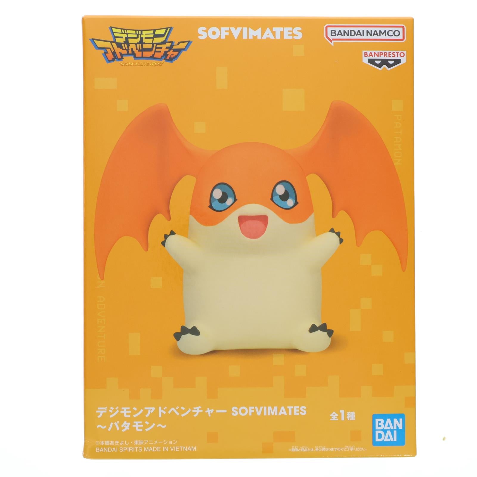 【中古即納】[FIG] パタモン デジモンアドベンチャー SOFVIMATES～パタモン～ ソフビフィギュア プライズ(2798442) バンプレスト(20251127)