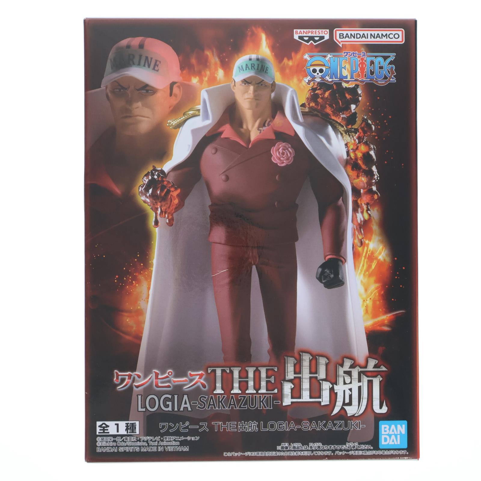 【中古即納】[FIG] サカズキ(赤犬) ワンピース THE出航 LOGIA-SAKAZUKI- ONE PIECE フィギュア プライズ(2776602) バンプレスト(20251113)