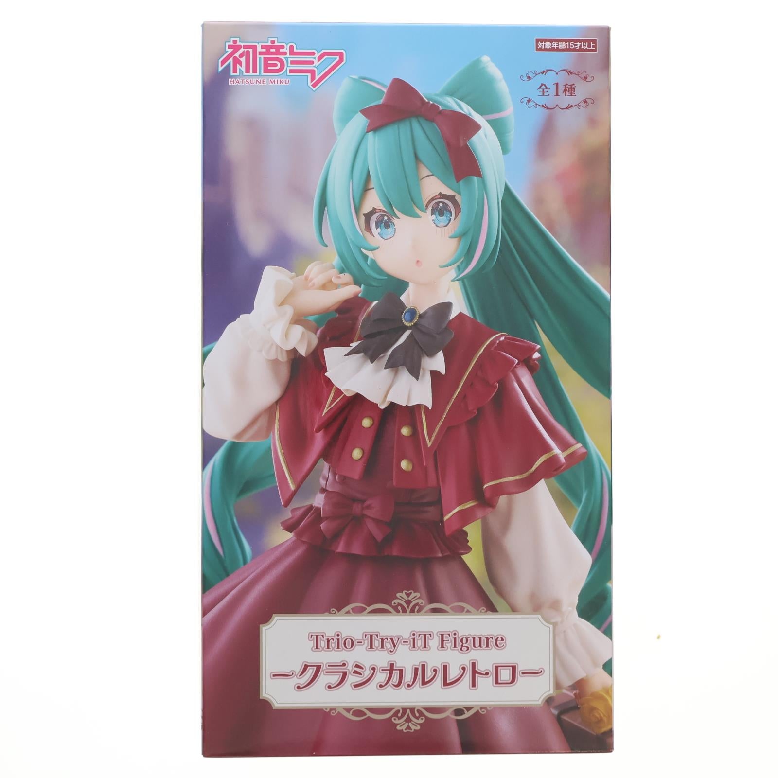 【中古即納】[FIG] 初音ミク キャラクター・ボーカル・シリーズ01 初音ミク Trio-Try-iT Figure-クラシカルレトロ- フィギュア プライズ(AMU-PRZ19718) フリュー(20251130)