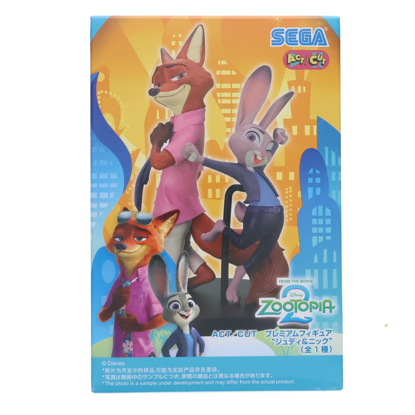 【中古即納】[FIG] ジュディ&ニック ズートピア2 ACT/CUT プレミアムフィギュア『ジュディ&ニック』 プライズ(1121212) セガ(20251205)