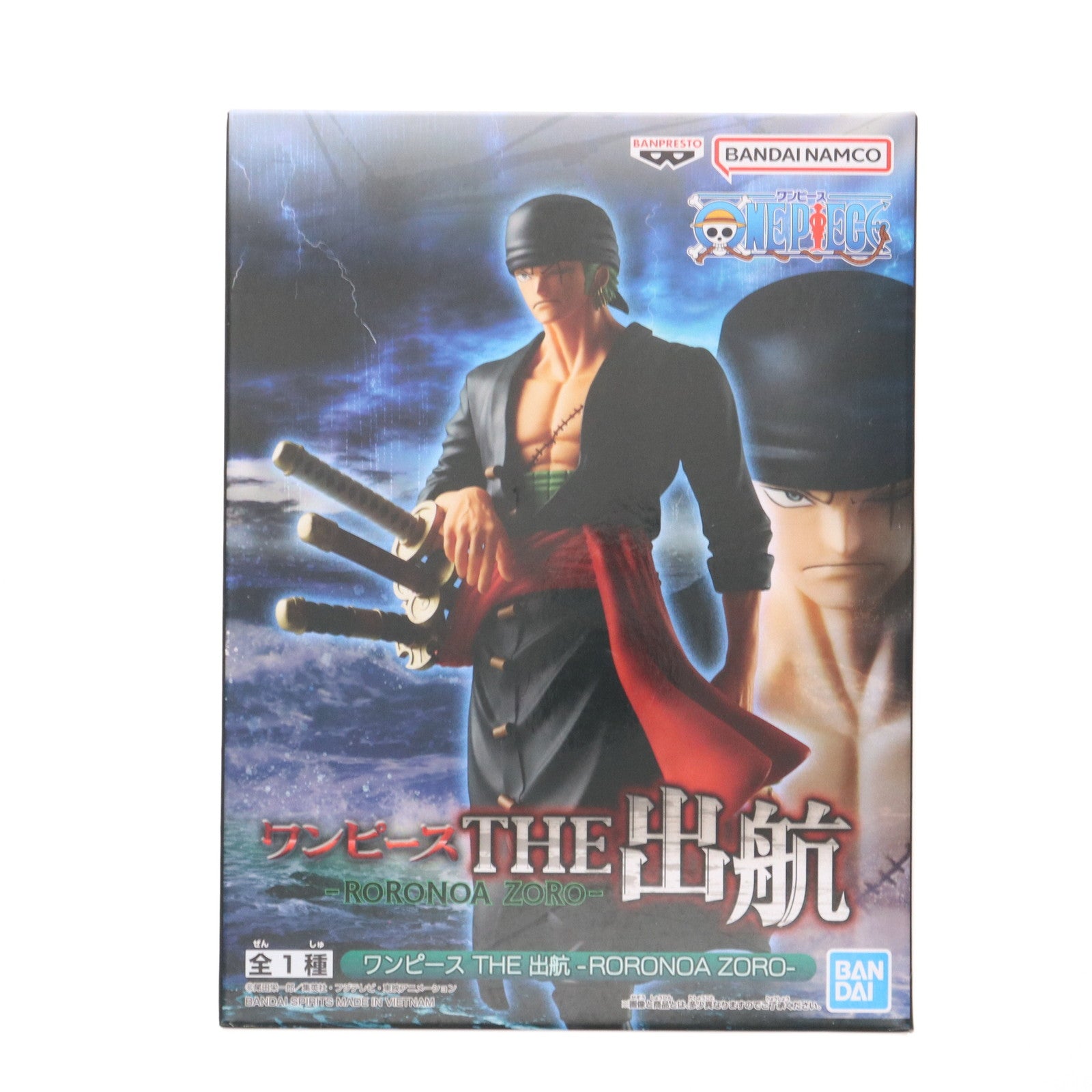 【中古即納】[FIG] ロロノア・ゾロ ワンピース THE出航-RORONOA ZORO- ONE PIECE フィギュア プライズ(2615909) バンプレスト(20230531)