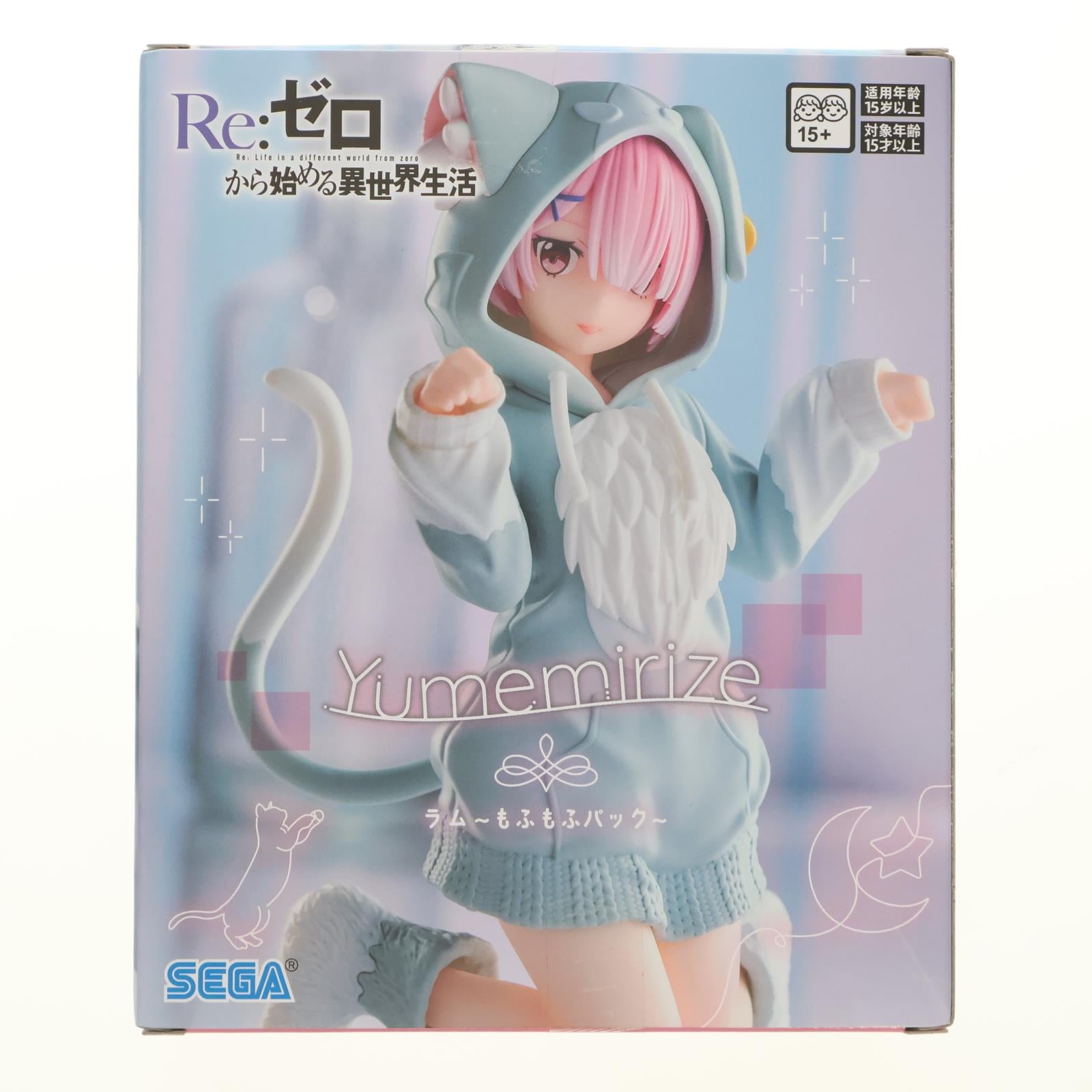 【中古即納】[FIG] ラム Re:ゼロから始める異世界生活 Yumemirize『ラム』～もふもふパック～ フィギュア プライズ(1120044) セガ(20251128)