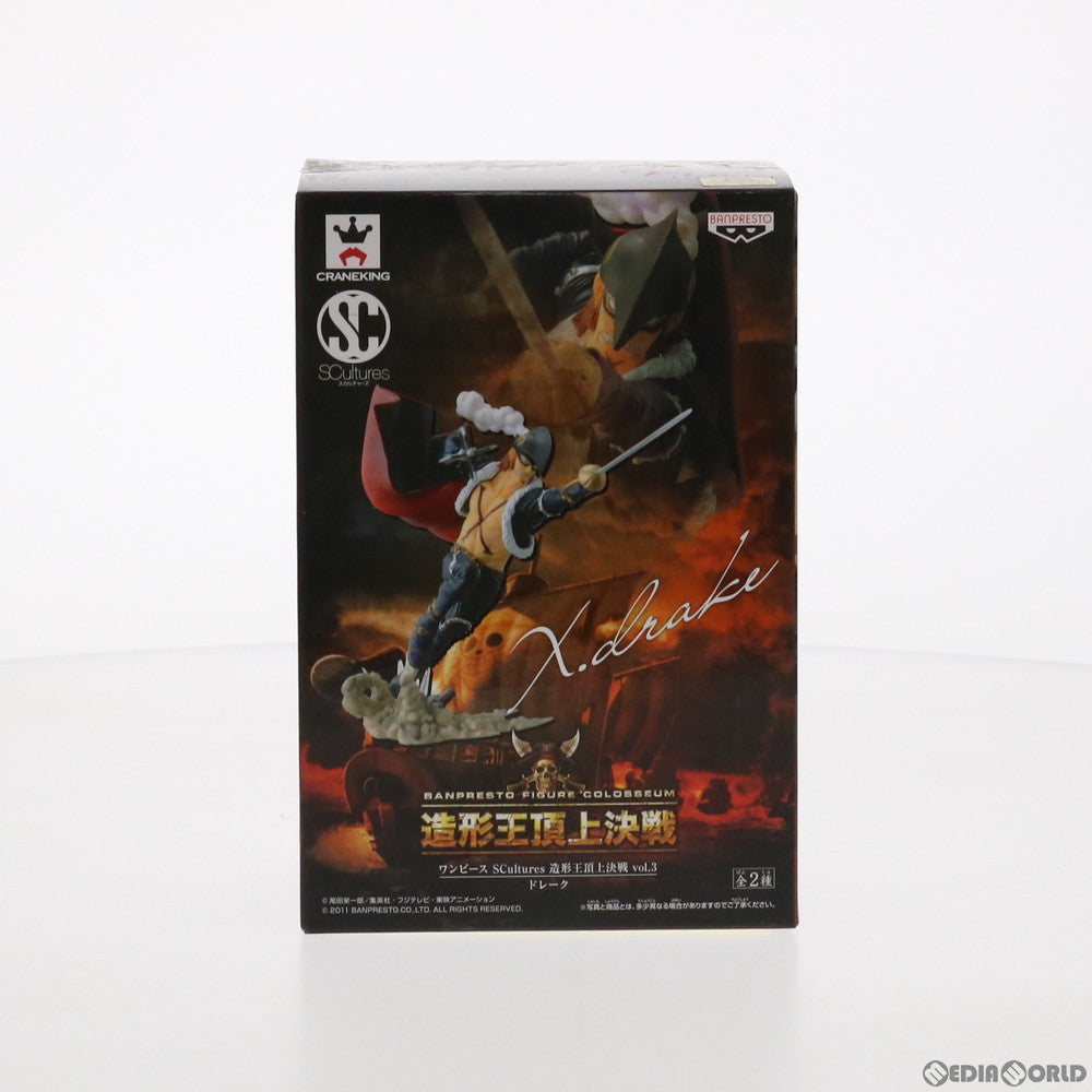 【中古即納】[FIG] X・ドレーク ワンピース SCultures 造形王頂上決戦 vol.3 ONE PIECE フィギュア プライズ(48109) バンプレスト(20121010)