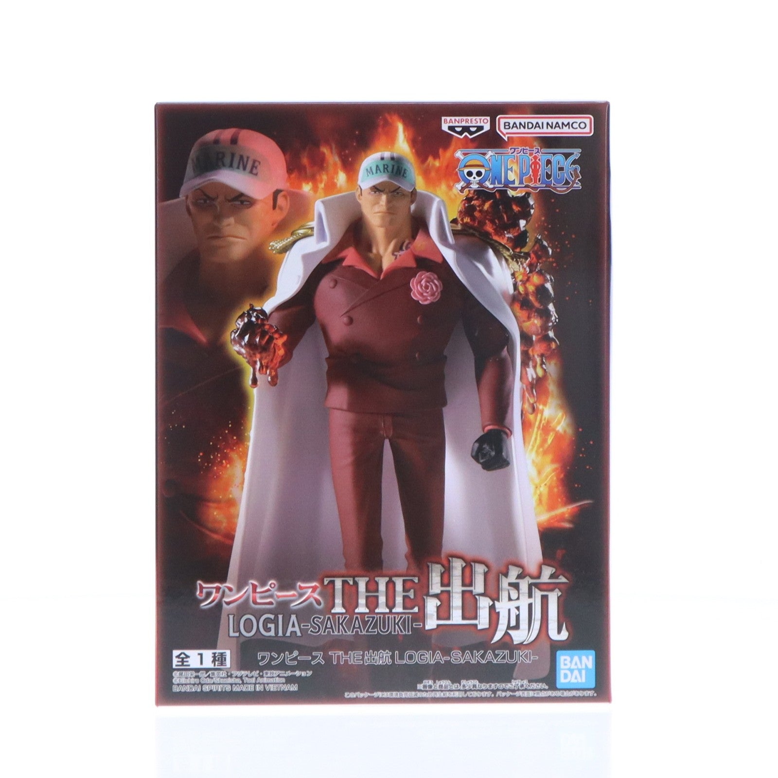 【中古即納】[FIG] サカズキ(赤犬) ワンピース THE出航 LOGIA-SAKAZUKI- ONE PIECE フィギュア プライズ(2776602) バンプレスト(20251113)