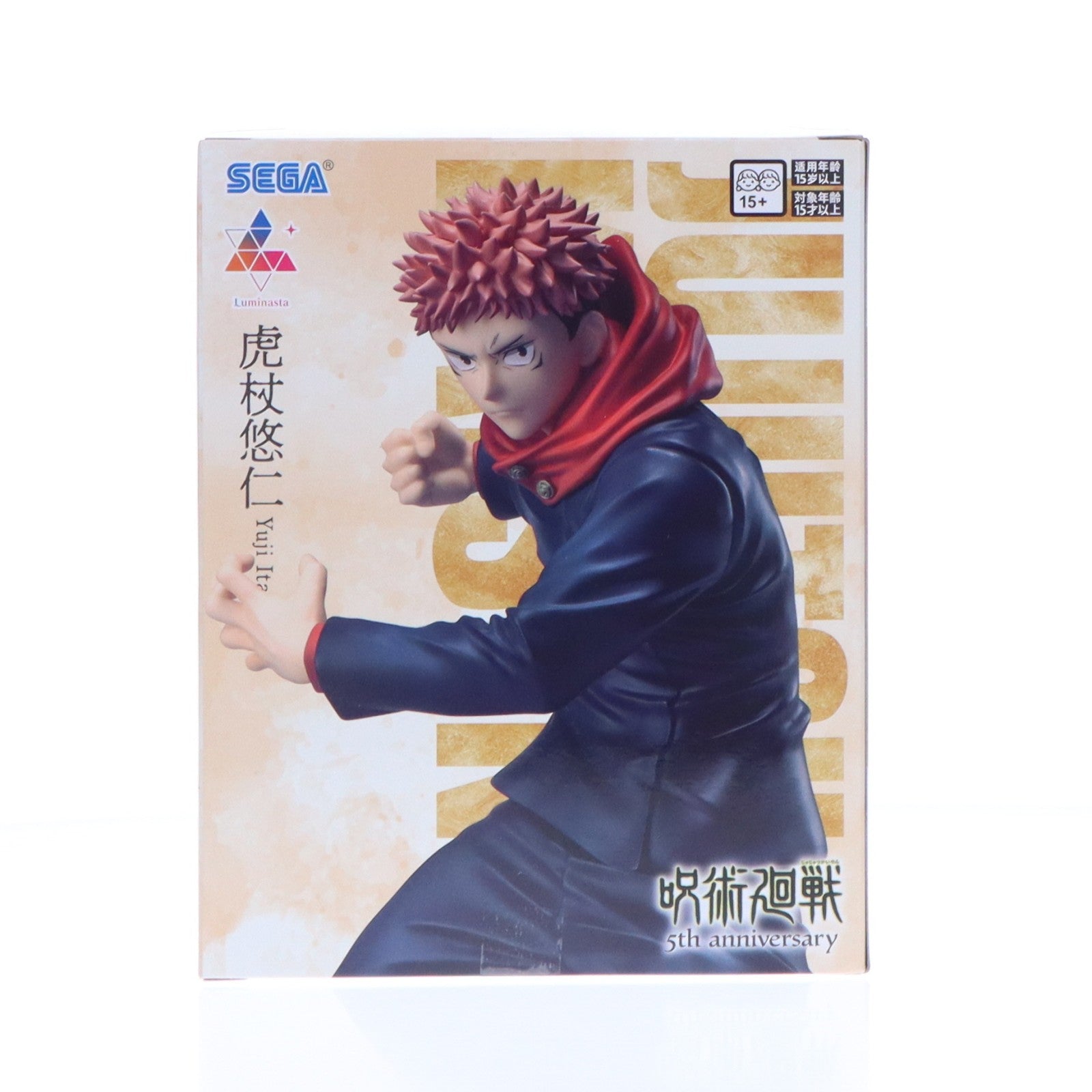 【中古即納】[FIG] ラウンドワン限定 虎杖悠仁(いたどりゆうじ) アニメ『呪術廻戦』5周年 Luminasta『虎杖悠仁』 フィギュア プライズ セガ(20251205)