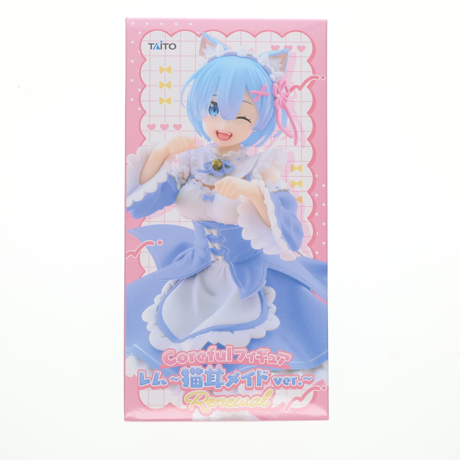 【中古即納】[FIG] レム Re:ゼロから始める異世界生活 Coreful フィギュア レム～猫耳メイドver.～Renewal プライズ(451946900) タイトー(20251020)