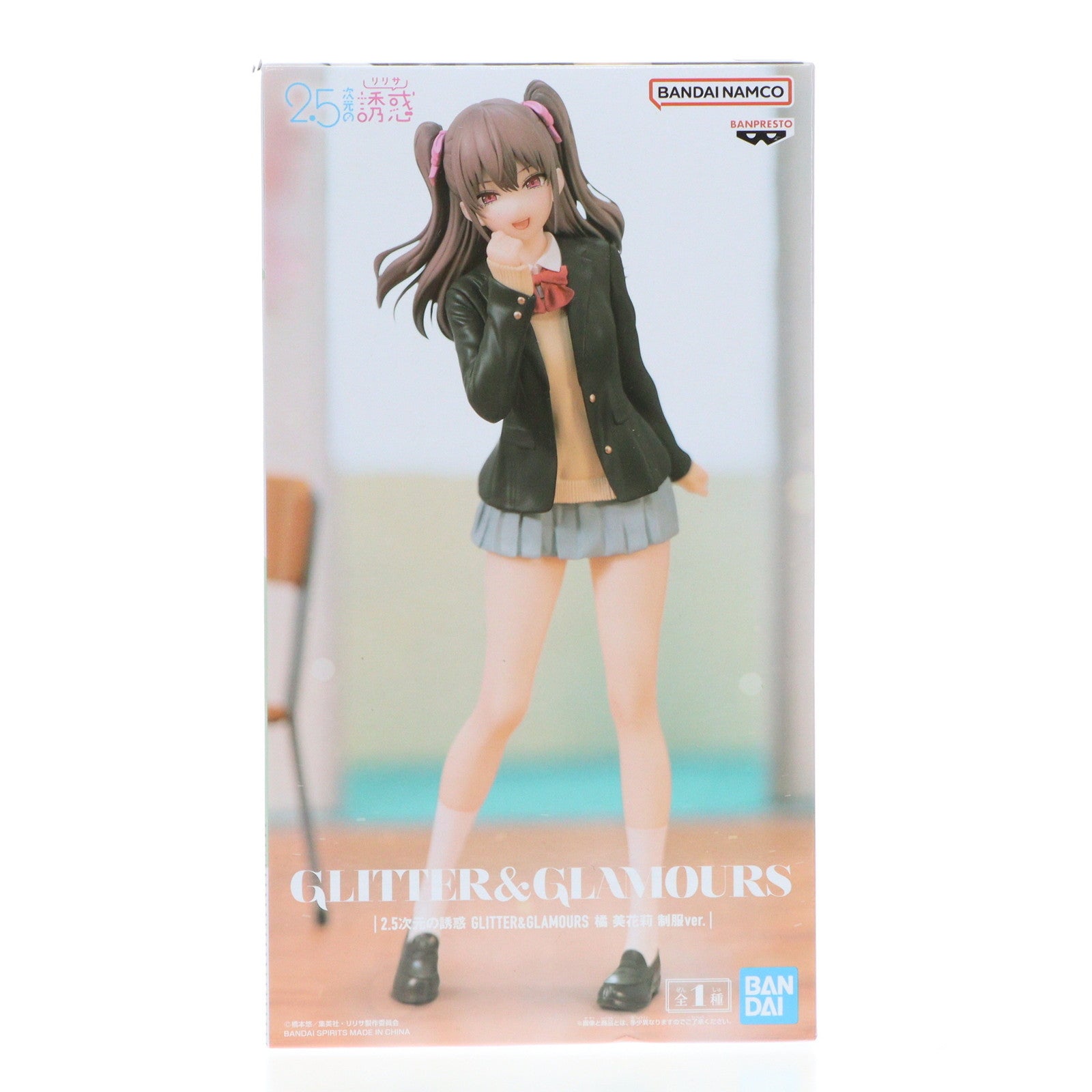 【中古即納】[FIG] 橘美花莉(たちばなみかり) 2.5次元の誘惑 GLITTER&GLAMOURS 橘美花莉 制服ver. フィギュア プライズ(2702253) バンプレスト(20240831)
