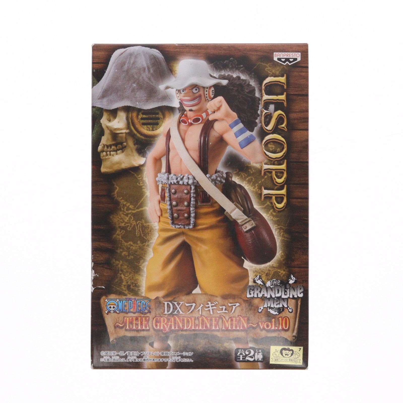 【中古即納】[FIG] ウソップ ワンピース DXフィギュア～THE GRANDLINE MEN～vol.10 ONE PIECE プライズ(47553) バンプレスト(20111031)