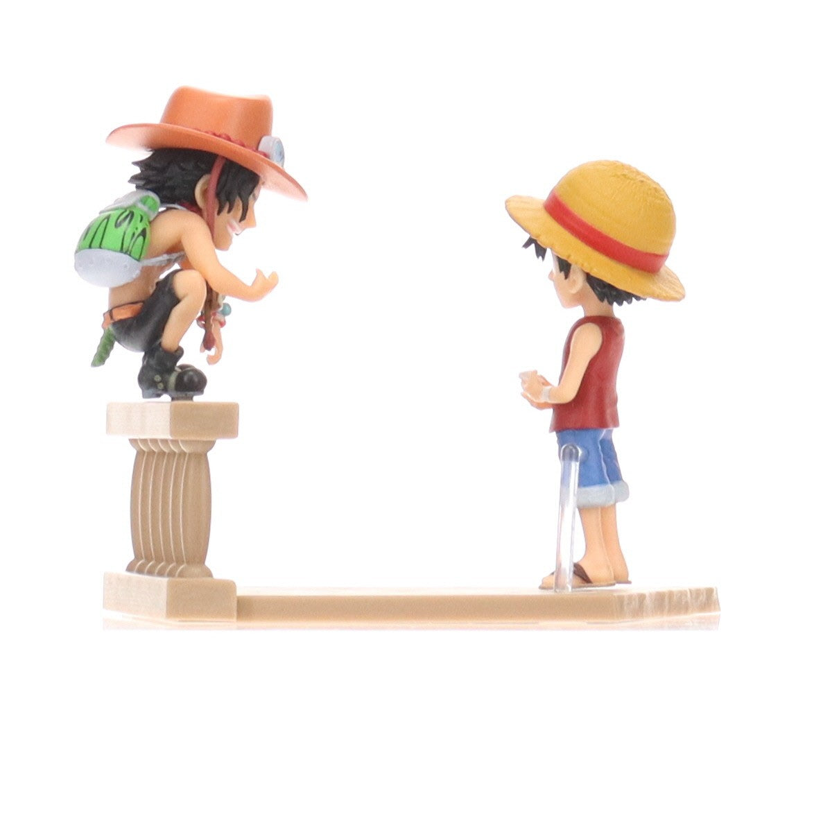 【中古即納】[FIG] モンキー・D・ルフィ&ポートガス・D・エース ワンピース ワールドコレクタブルフィギュア ログストーリーズ-モンキー・D・ルフィ&ポートガス・D・エース- ONE PIECE プライズ(2720318) バンプレスト(20240720)