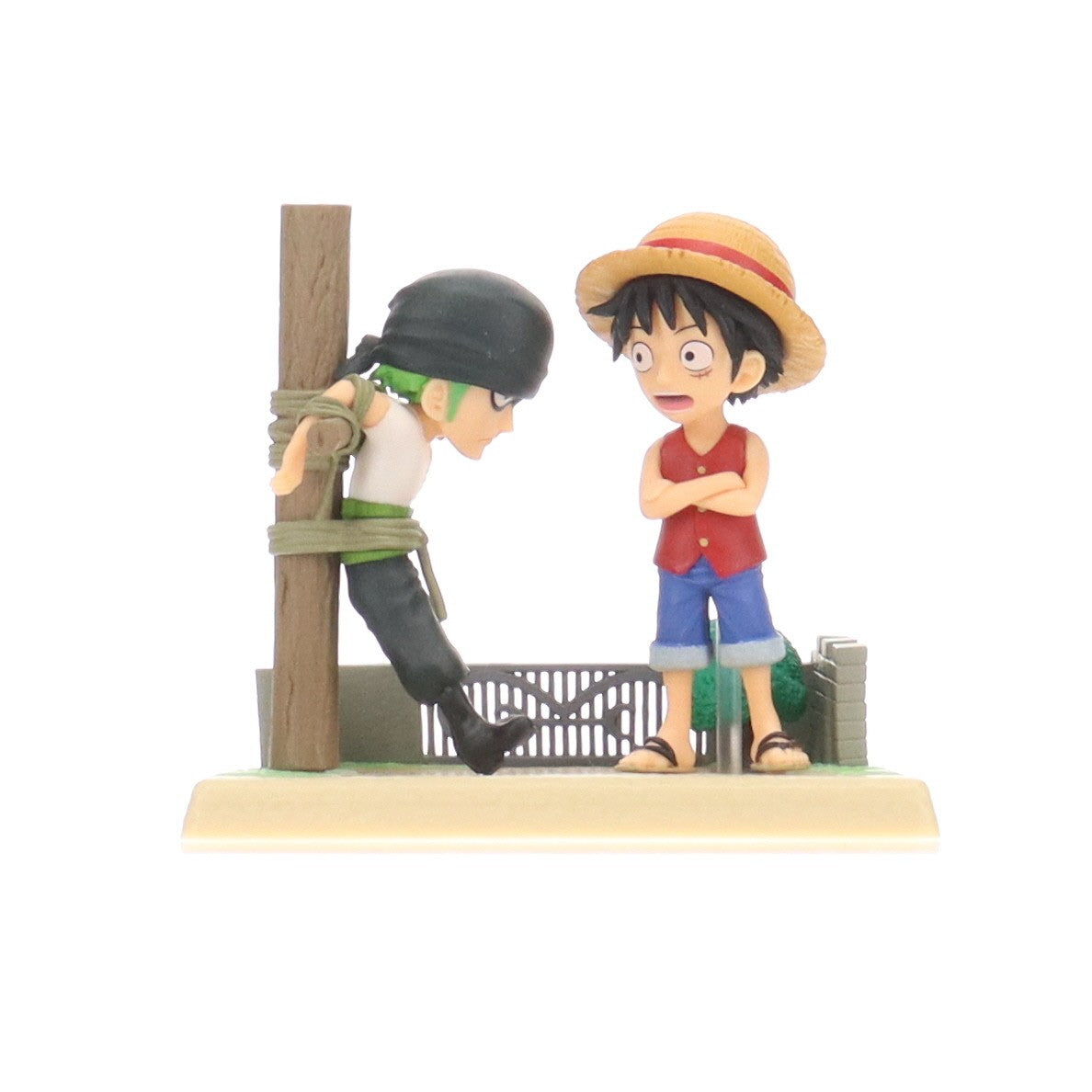 【中古即納】[FIG] モンキー・D・ルフィ&ロロノア・ゾロ ワンピース ワールドコレクタブルフィギュア ログストーリーズ-モンキー・D・ルフィ&ロロノア・ゾロ- ONE PIECE プライズ(2650620) バンプレスト(20230930)