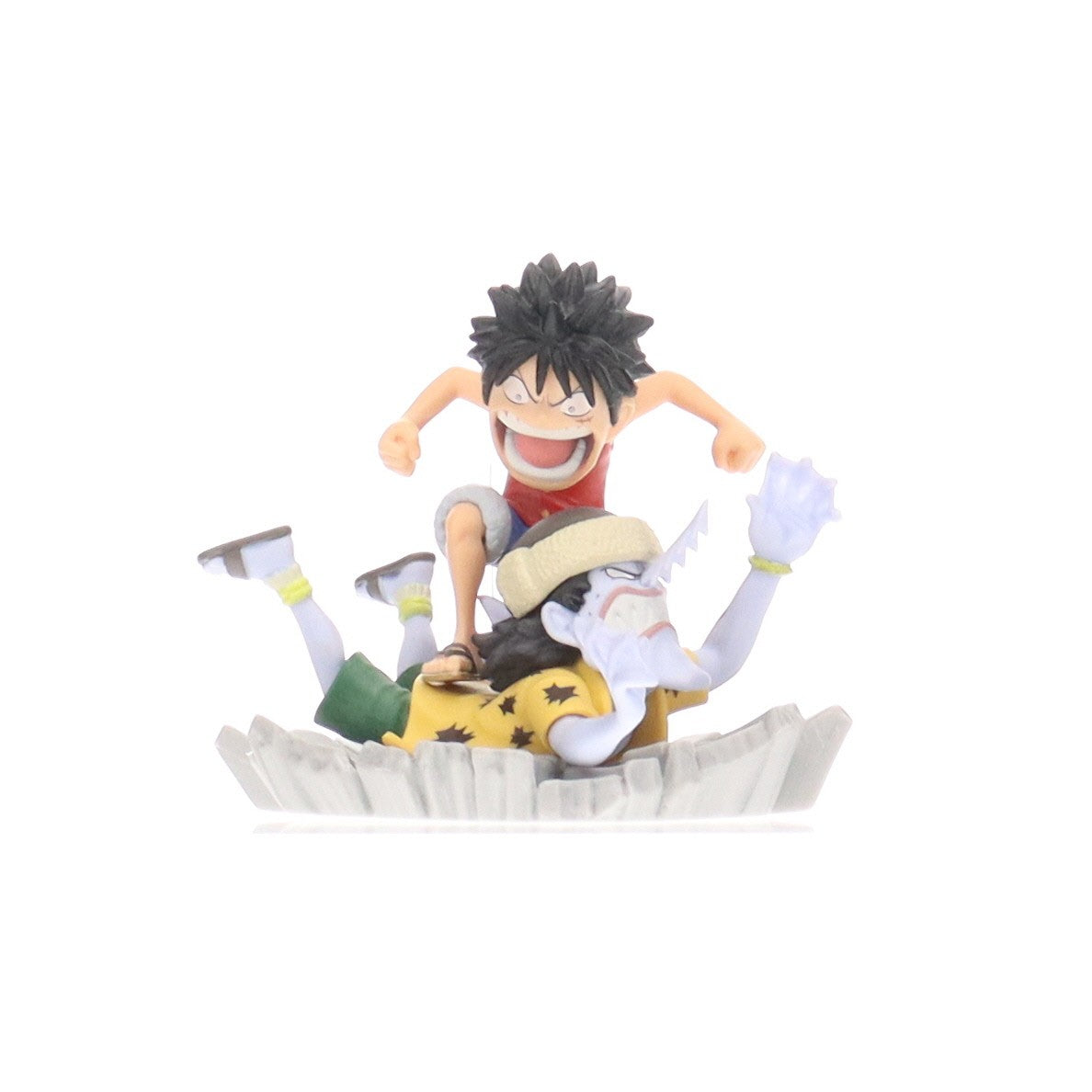 【中古即納】[FIG] モンキー・D・ルフィ&アーロン ワンピース ワールドコレクタブルフィギュア ログストーリーズ-モンキー・D・ルフィVSアーロン- ONE PIECE プライズ(2704761) バンプレスト(20240420)