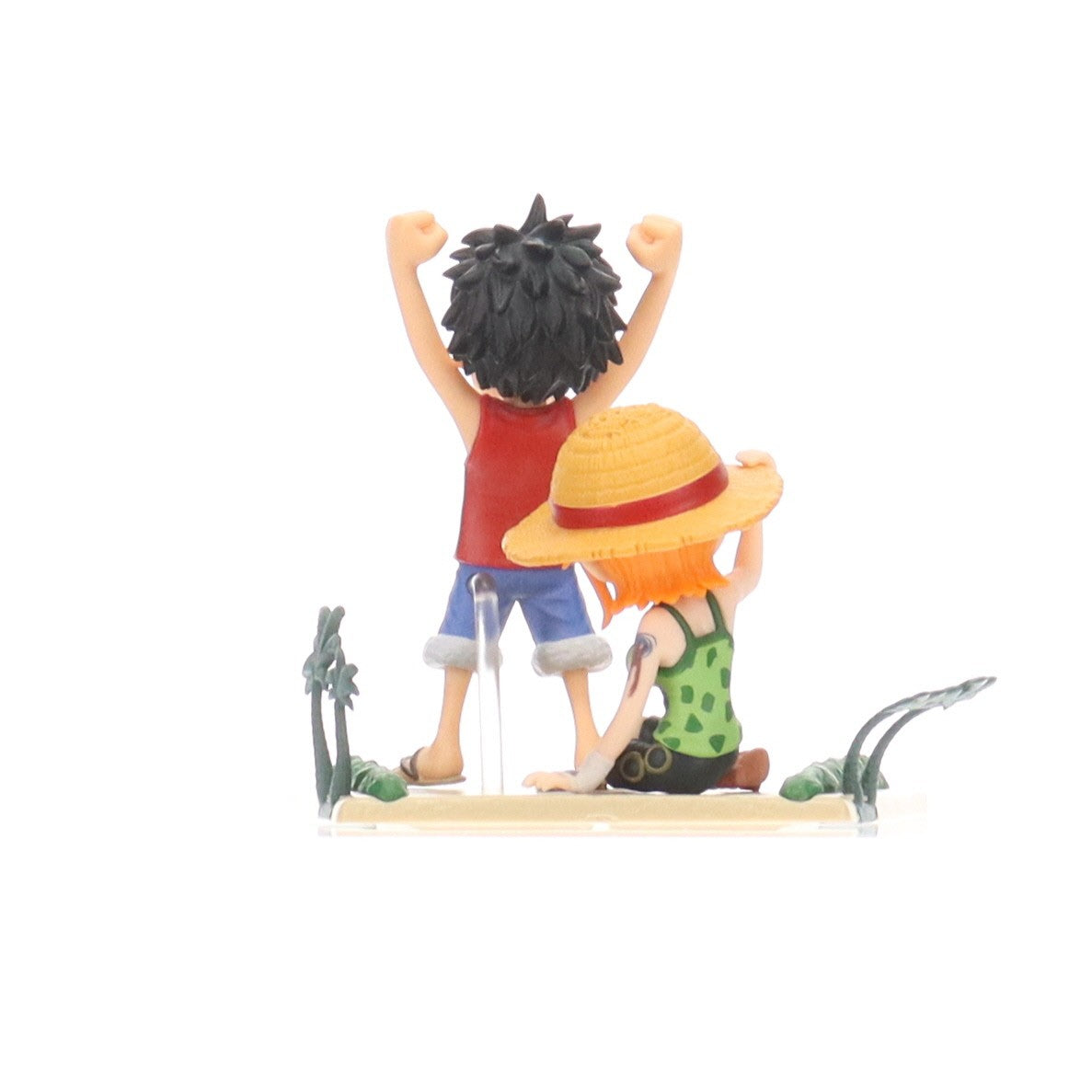 【中古即納】[FIG] モンキー・D・ルフィ&ナミ ワンピース ワールドコレクタブルフィギュア ログストーリーズ-モンキー・D・ルフィ&ナミ-「当たり前だ!!!!!」 ONE PIECE プライズ(2704760) バンプレスト(20240310)