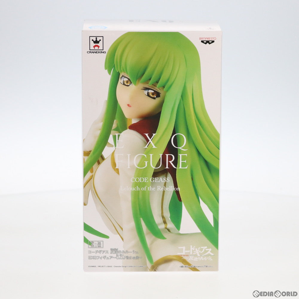 【中古即納】[FIG] C.C.(シーツー) コードギアス 反逆のルルーシュ EXQフィギュア～C.C. Pilot suit～ プライズ(38405) バンプレスト(20180619)