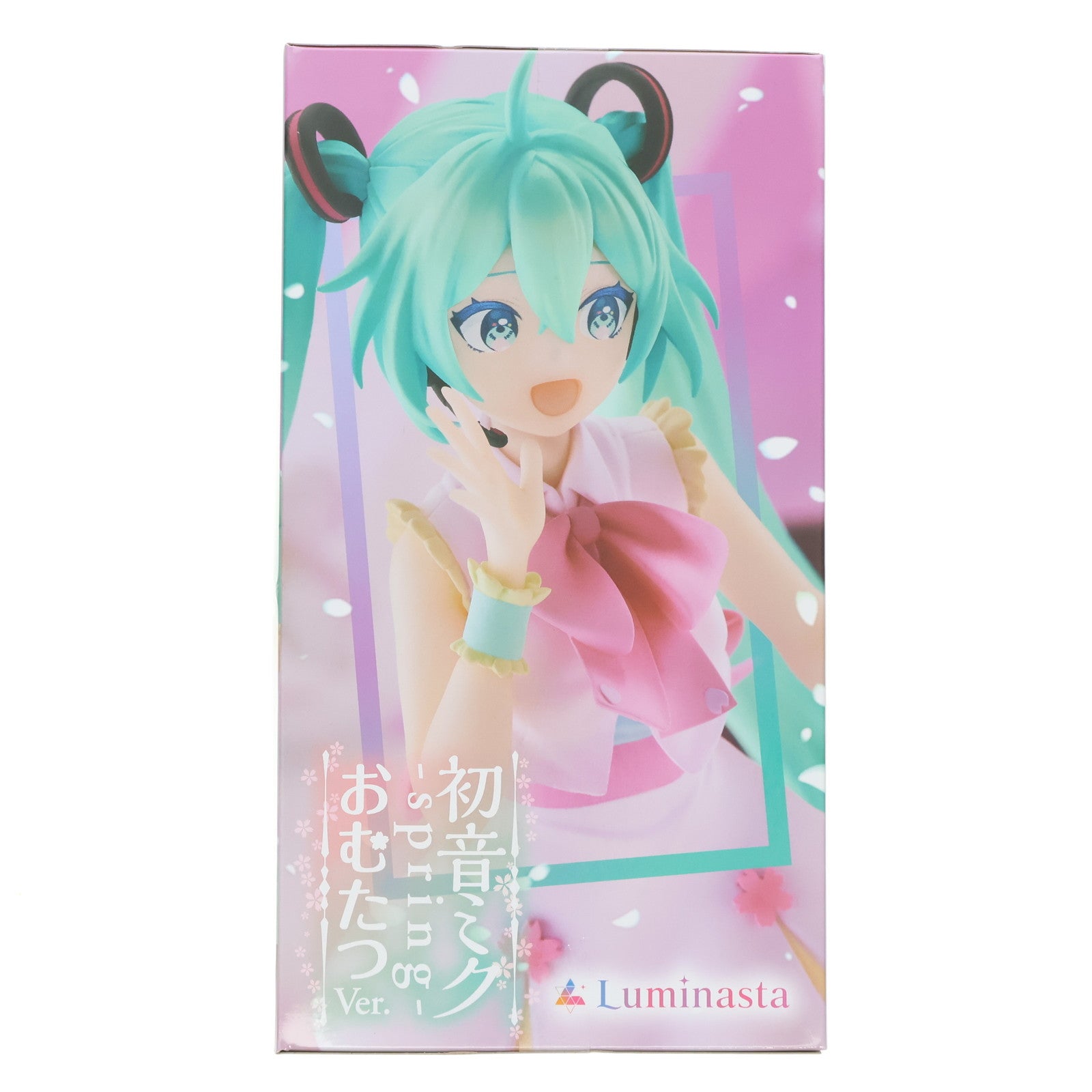 【中古即納】[FIG] 初音ミク -spring-おむたつVer. キャラクター・ボーカル・シリーズ01 初音ミク Luminasta フィギュア プライズ(1065389) セガ(20230430)