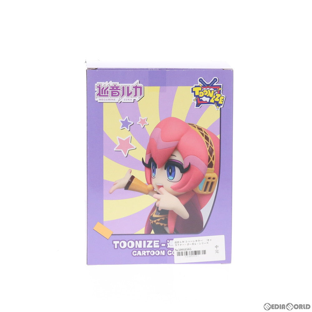 【中古即納】[FIG] TOONIZE(トゥーンナイズ) 巡音ルカ(めぐりねるか)(カートゥーンカラー) キャラクター・ボーカル・シリーズ03 巡音ルカ フィギュア プライズ(AMU-PRZ11186/AMU-PRZ12139) フリュー(20200820)