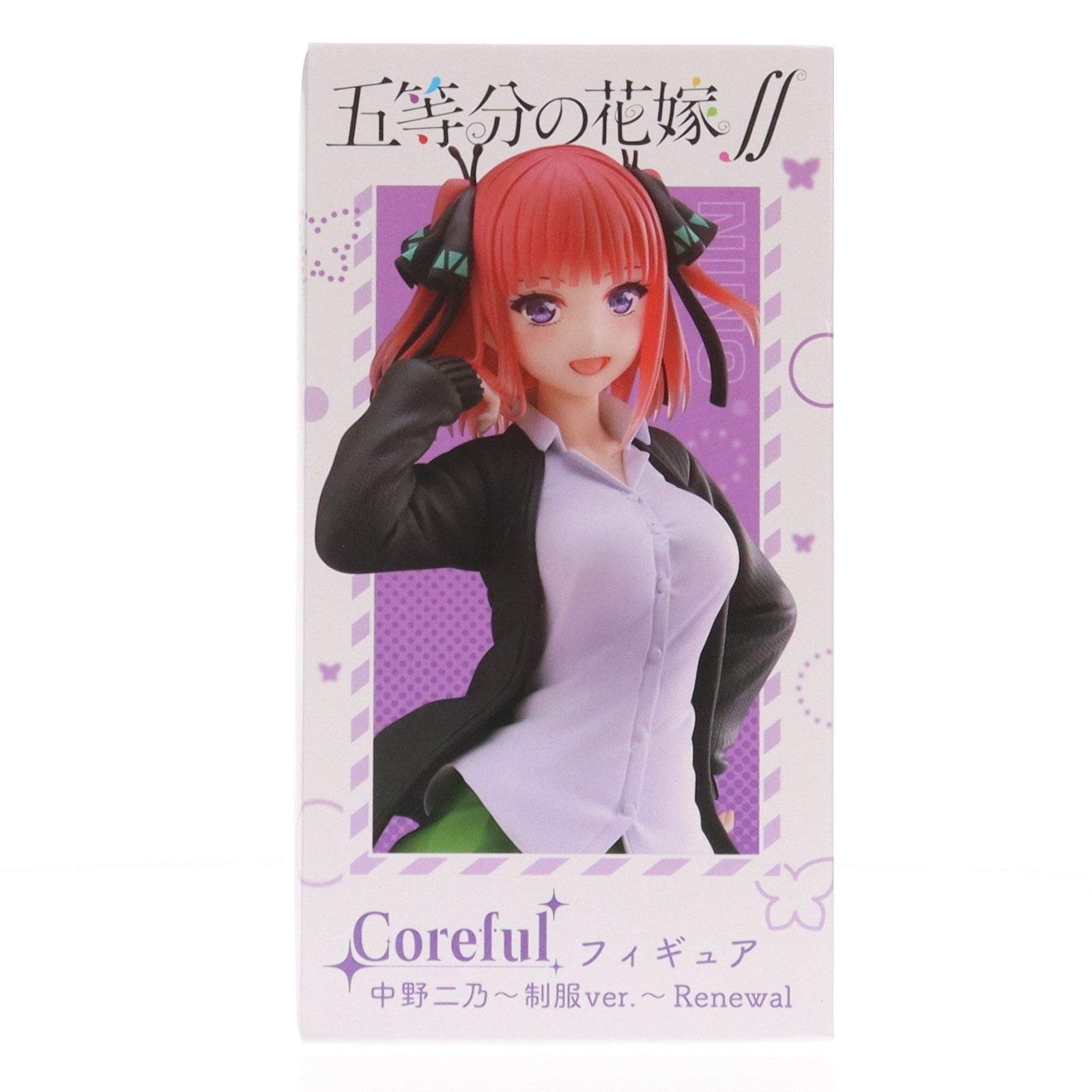 【中古即納】[FIG] 中野二乃(なかのにの) 五等分の花嫁∬ Coreful フィギュア 中野二乃～制服ver.～ Renewal プライズ(451661800) タイトー(20220620)