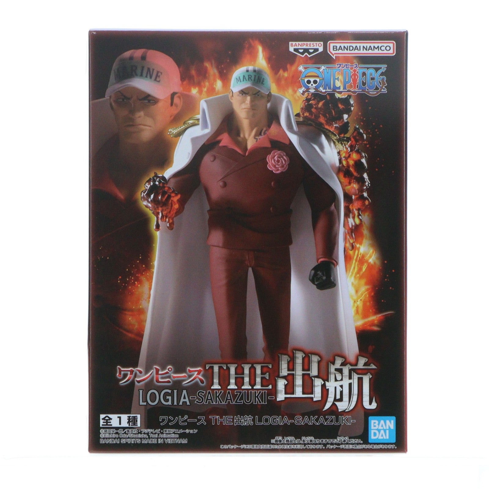【中古即納】[FIG] サカズキ(赤犬) ワンピース THE出航 LOGIA-SAKAZUKI- ONE PIECE フィギュア プライズ(2776602) バンプレスト(20251113)