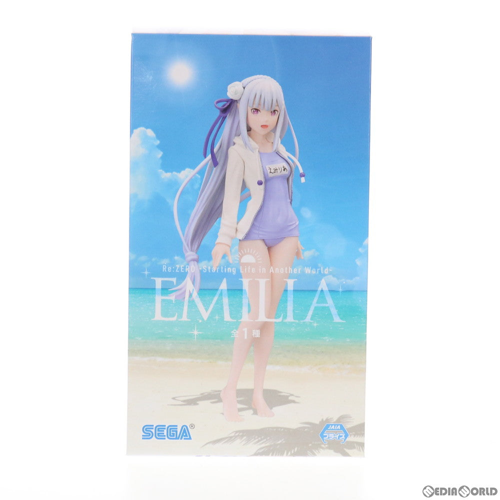 【中古即納】[FIG] エミリア エミリア-夏の日のE・M・T Re:ゼロから始める異世界生活 プレミアムフィギュア プライズ(1026860) セガ(20180920)