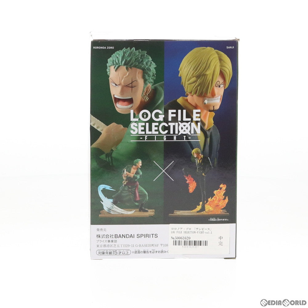 【中古即納】[FIG] ロロノア・ゾロ ワンピース LOG FILE SELECTION-FIGHT-vol.1 ONE PIECE フィギュア プライズ(82451) バンプレスト(20201130)