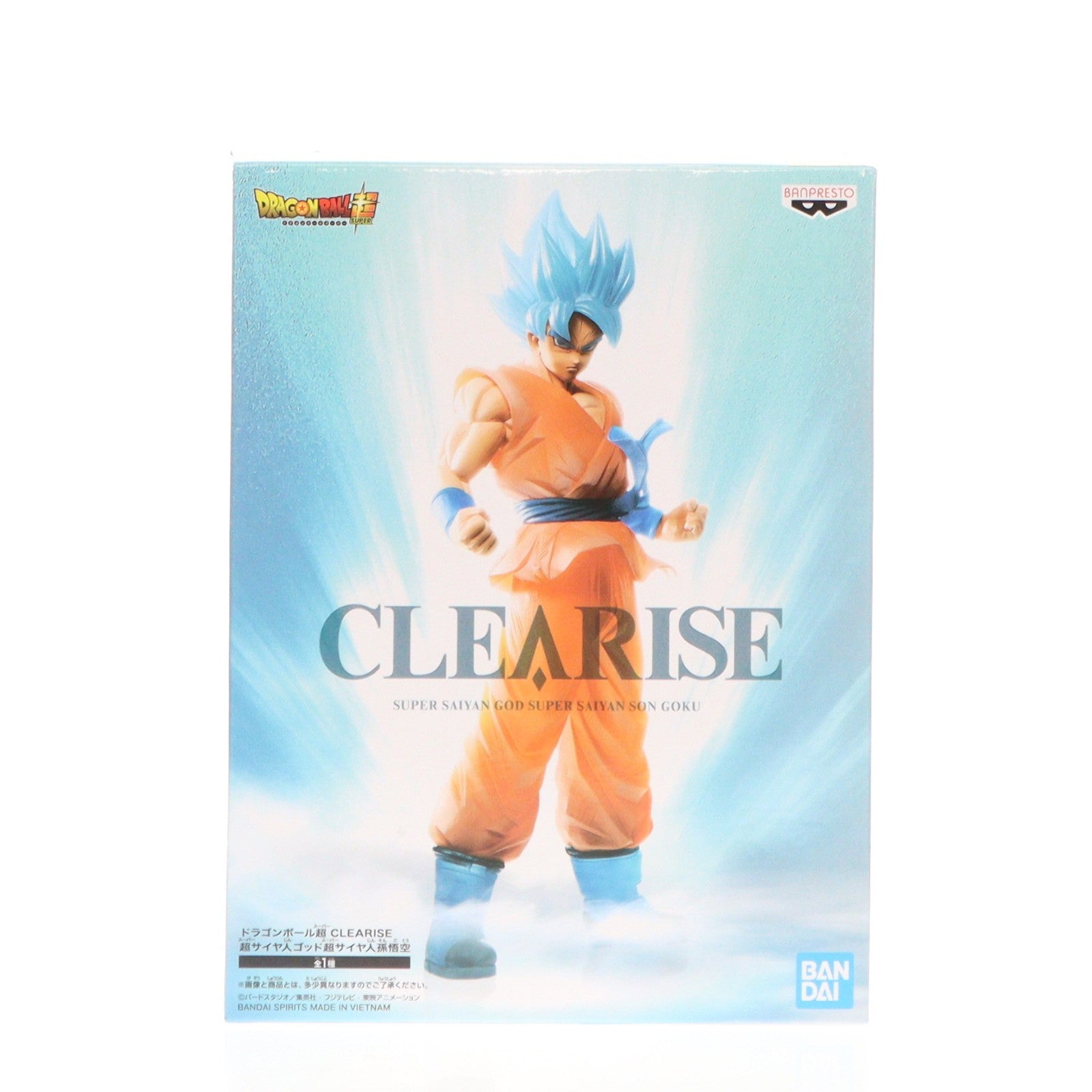 【中古即納】[FIG] 超サイヤ人ゴッド超サイヤ人孫悟空 CLEARISE ドラゴンボール超(スーパー) フィギュア プライズ(2545864) バンプレスト(20210630)