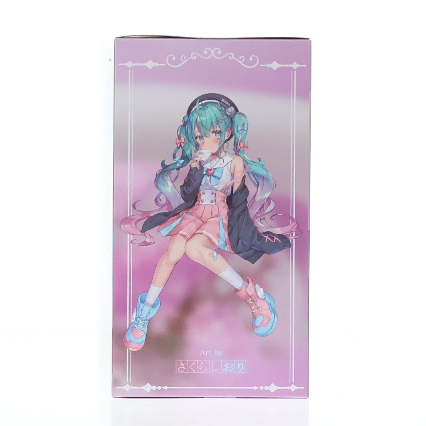 【中古即納】[FIG] 初音ミク キャラクター・ボーカル・シリーズ01 初音ミク ぬーどるストッパーフィギュア-恋するセーラー服 パープルver.- プライズ(AMU-PRZ14875) フリュー(20230430)