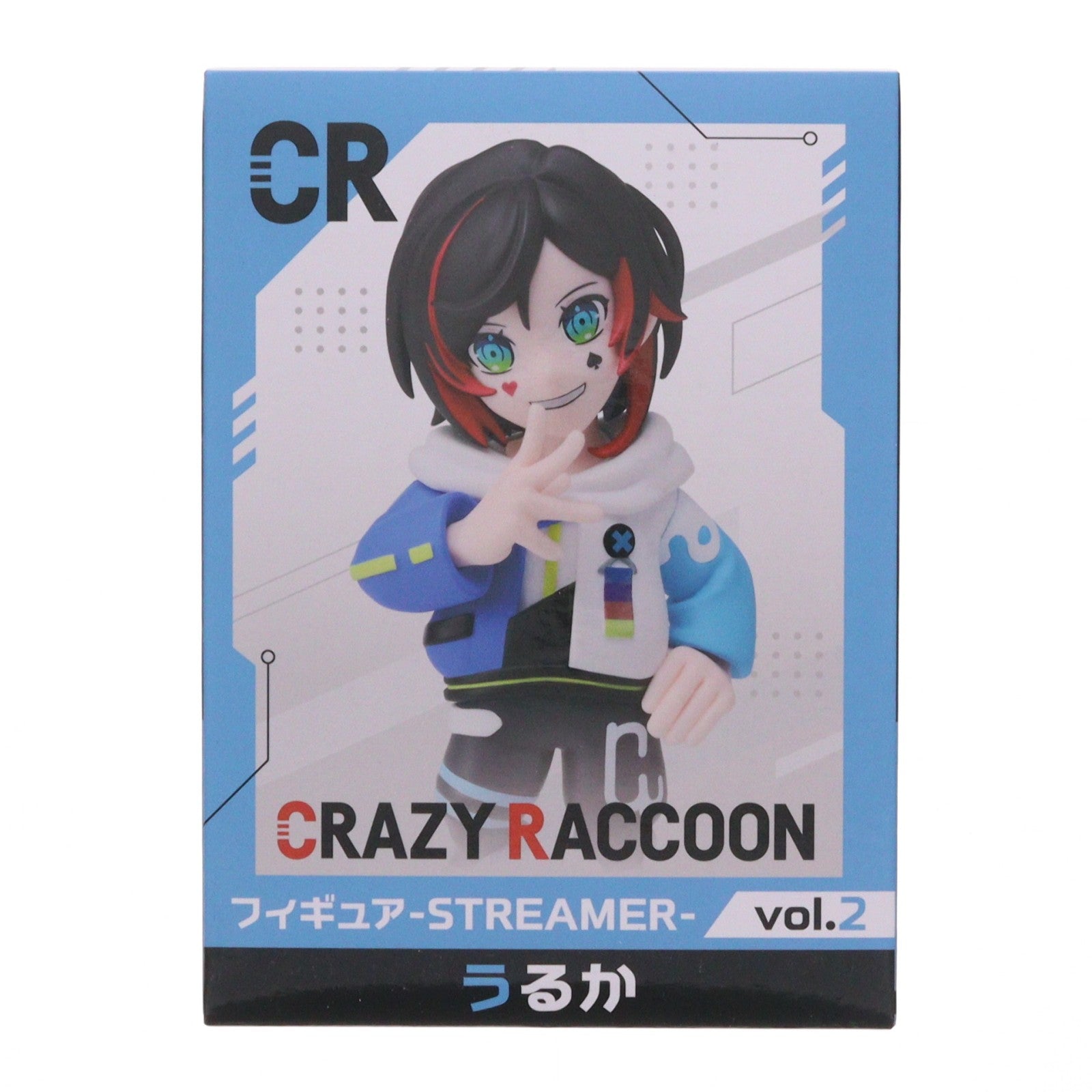 【中古即納】[FIG] GiGOグループ限定 うるか Crazy Raccoon(クレイジーラクーン) フィギュア-STREAMER-Vol.2 ～GiGOグループのお店限定～ プライズ フクヤ(20251018)