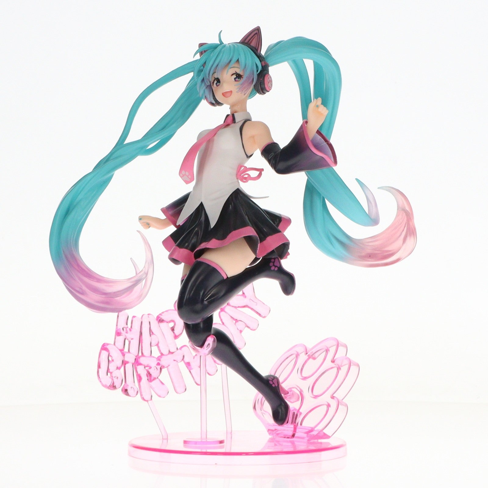 【中古即納】[FIG] 初音ミク Birthday2021 AMP フィギュア～Happy Cat ver.～ キャラクター・ボーカル・シリーズ01 初音ミク プライズ(451338700) タイトー(20210831)