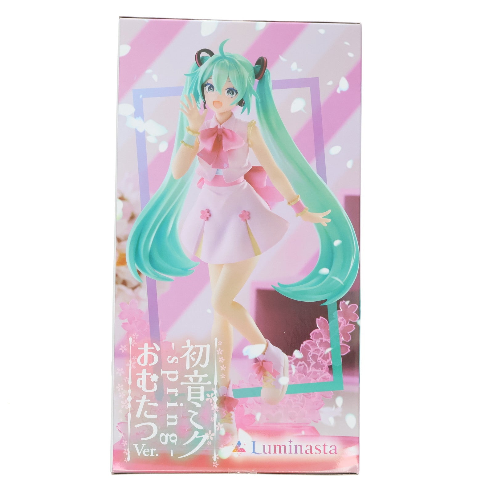 【中古即納】[FIG] 初音ミク -spring-おむたつVer. キャラクター・ボーカル・シリーズ01 初音ミク Luminasta フィギュア プライズ(1065389) セガ(20230430)