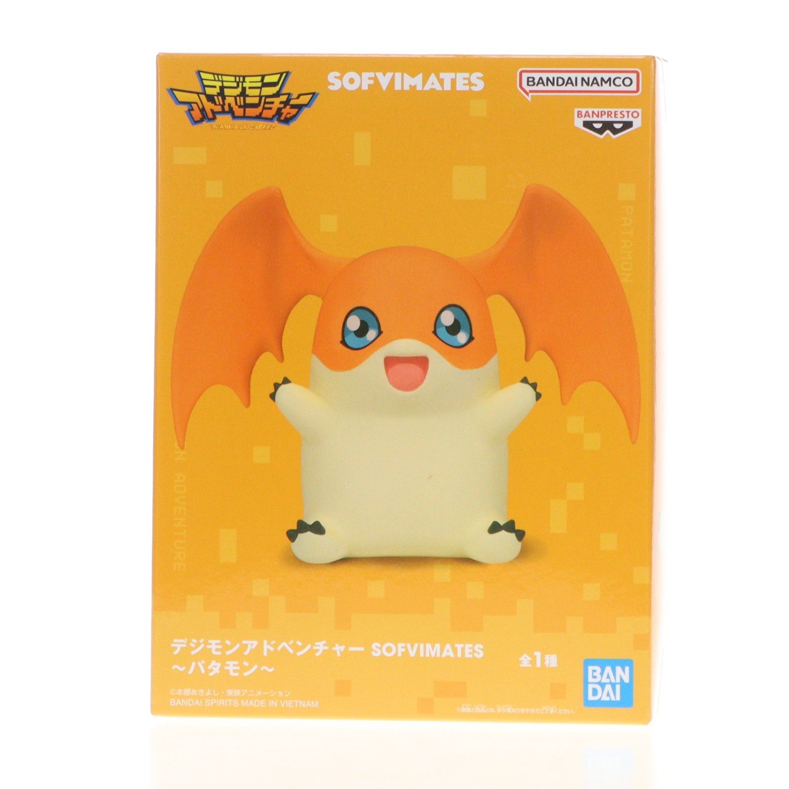 【中古即納】[FIG] パタモン デジモンアドベンチャー SOFVIMATES～パタモン～ ソフビフィギュア プライズ(2798442) バンプレスト(20251127)