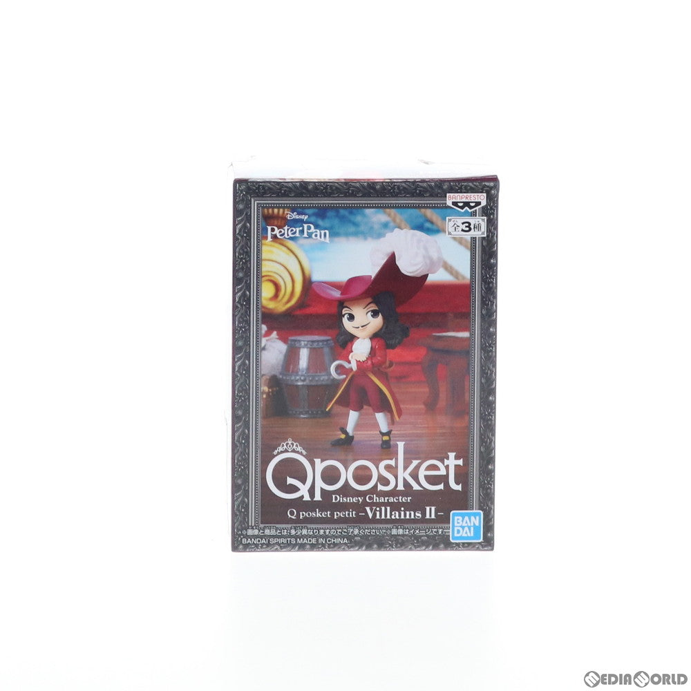 【中古即納】[FIG] フック船長 Disney Character Q posket petit -Villains II- ピーターパン フィギュア プライズ(39608) バンプレスト(20190831)