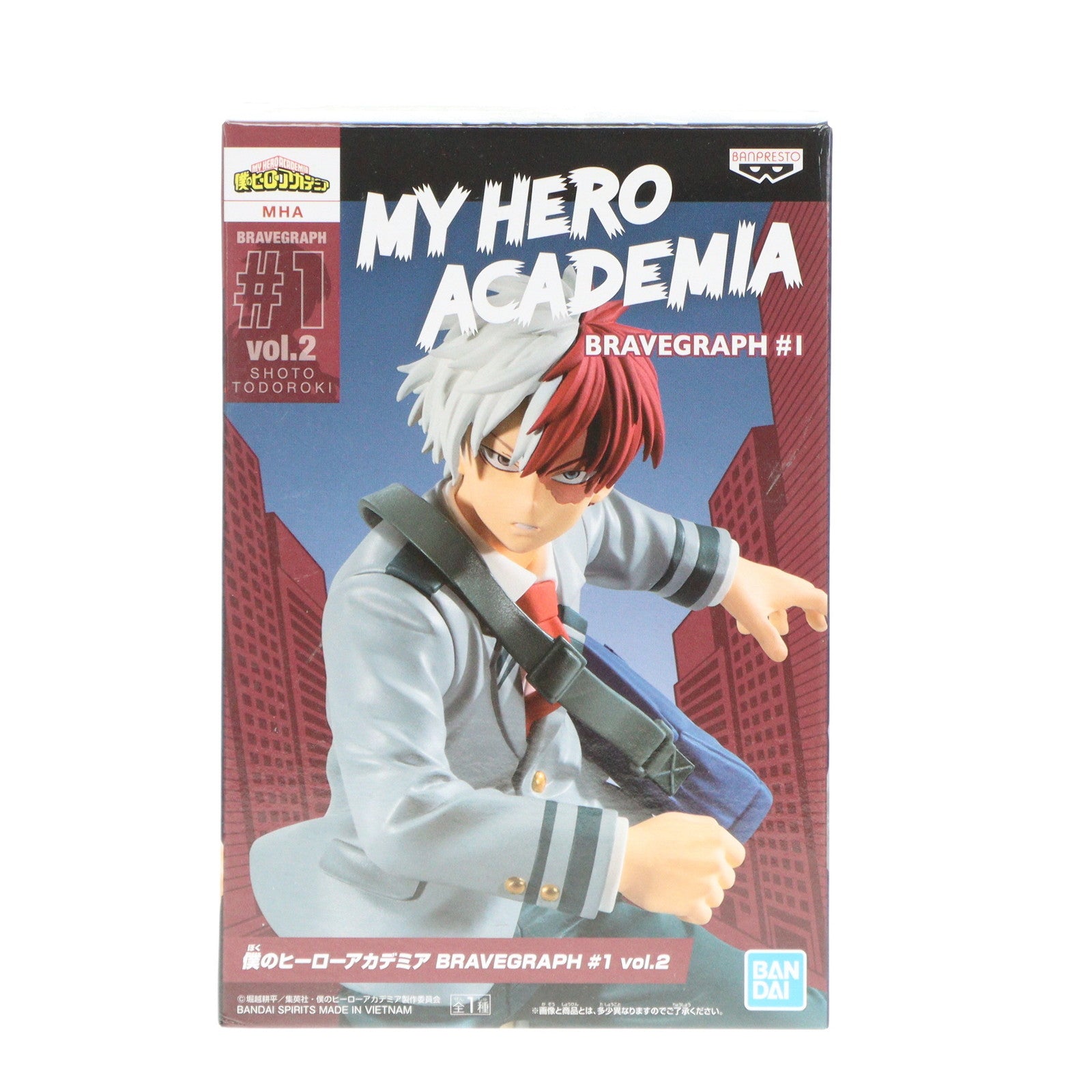 【中古即納】[FIG] 轟焦凍(とどろきしょうと) 僕のヒーローアカデミア BRAVEGRAPH #1 vol.2 フィギュア プライズ(2572251) バンプレスト(20220410)