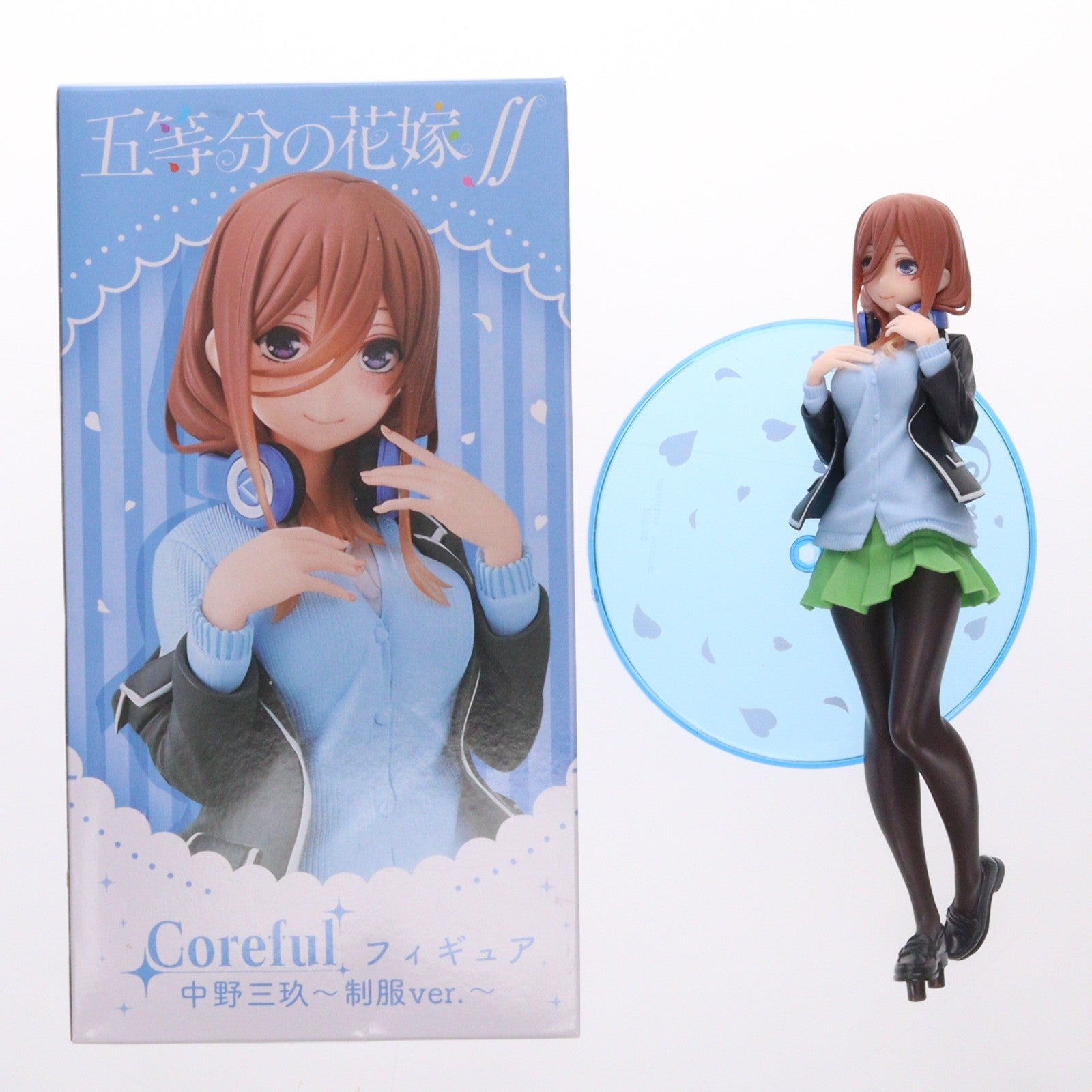 【中古即納】[FIG] 中野三玖(なかのみく) 五等分の花嫁∬ Coreful フィギュア 中野三玖～制服ver.～ プライズ(451377700) タイトー(20211031)