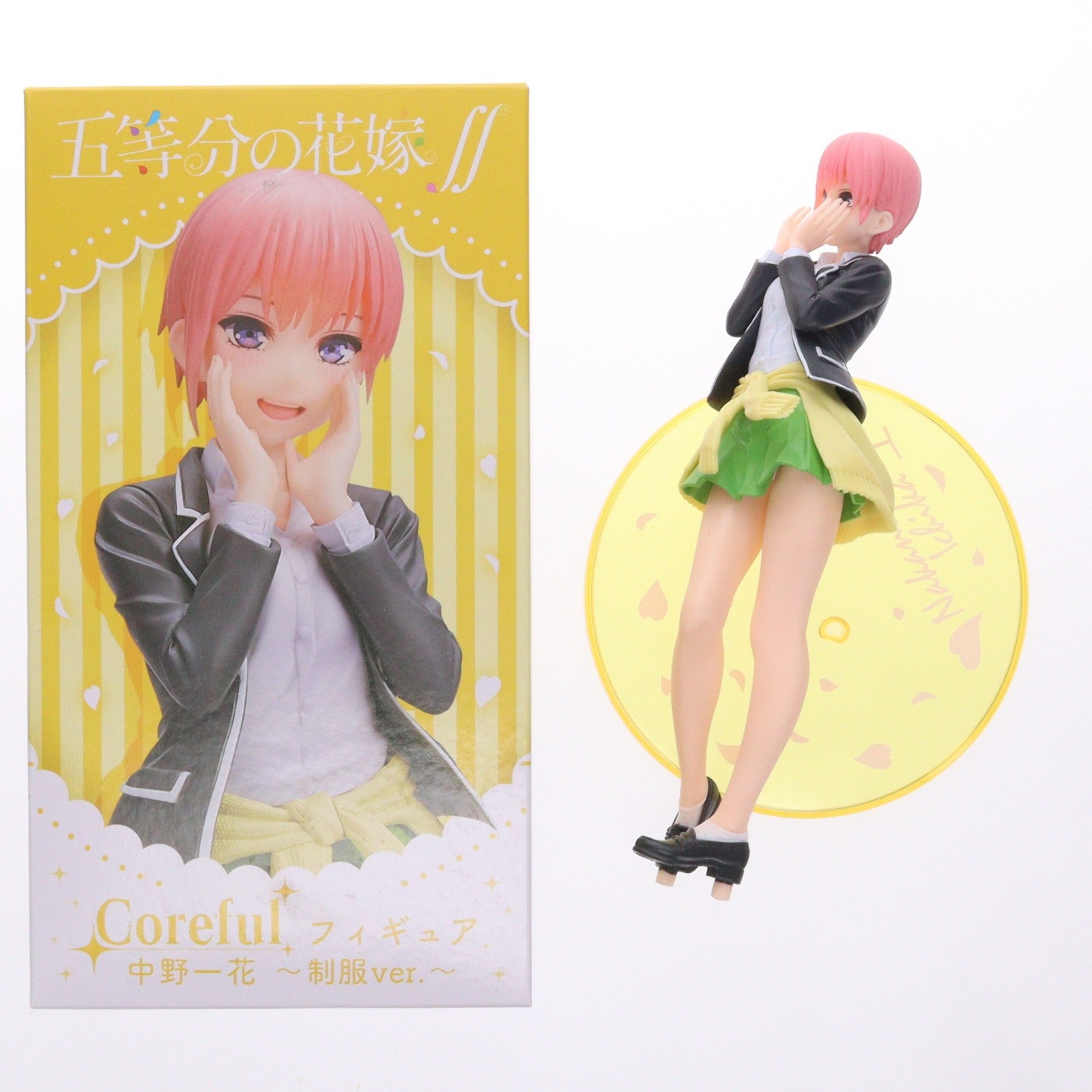 【中古即納】[FIG] タイトーオンラインクレーン限定 中野一花(なかのいちか) Coreful フィギュア 中野一花～制服ver.～ 五等分の花嫁∬ プライズ タイトー(20210831)