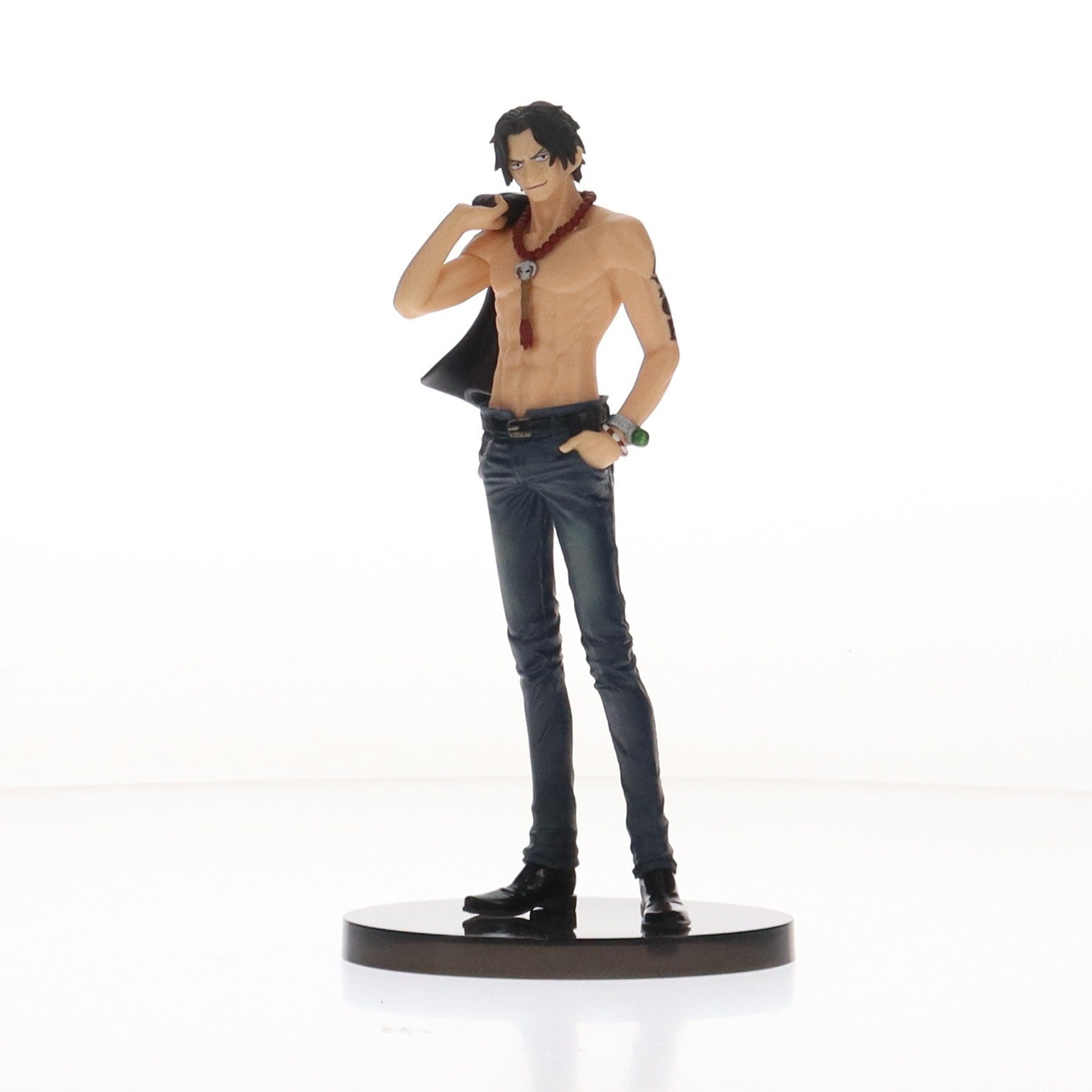 【中古即納】[FIG] ポートガス・D・エース(ブラック) JEANS FREAK vol.12 ONE PIECE(ワンピース) フィギュア プライズ(36449) バンプレスト(20160614)