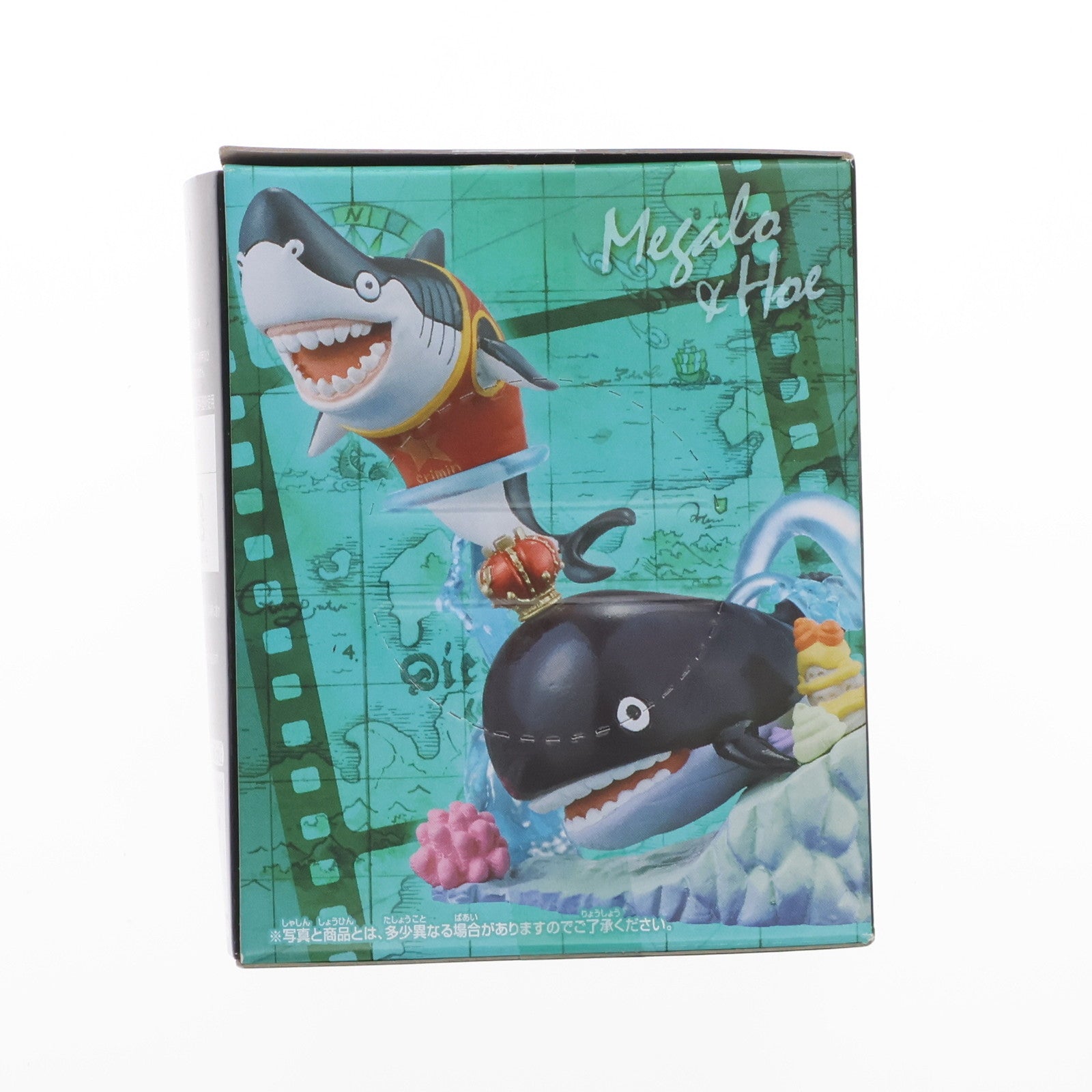【中古即納】[FIG] メガロ&ホエ ワンピース デスクトップシアターフィギュア～SEA ANIMALS～ ONE PIECE プライズ(48527) バンプレスト(20130810)