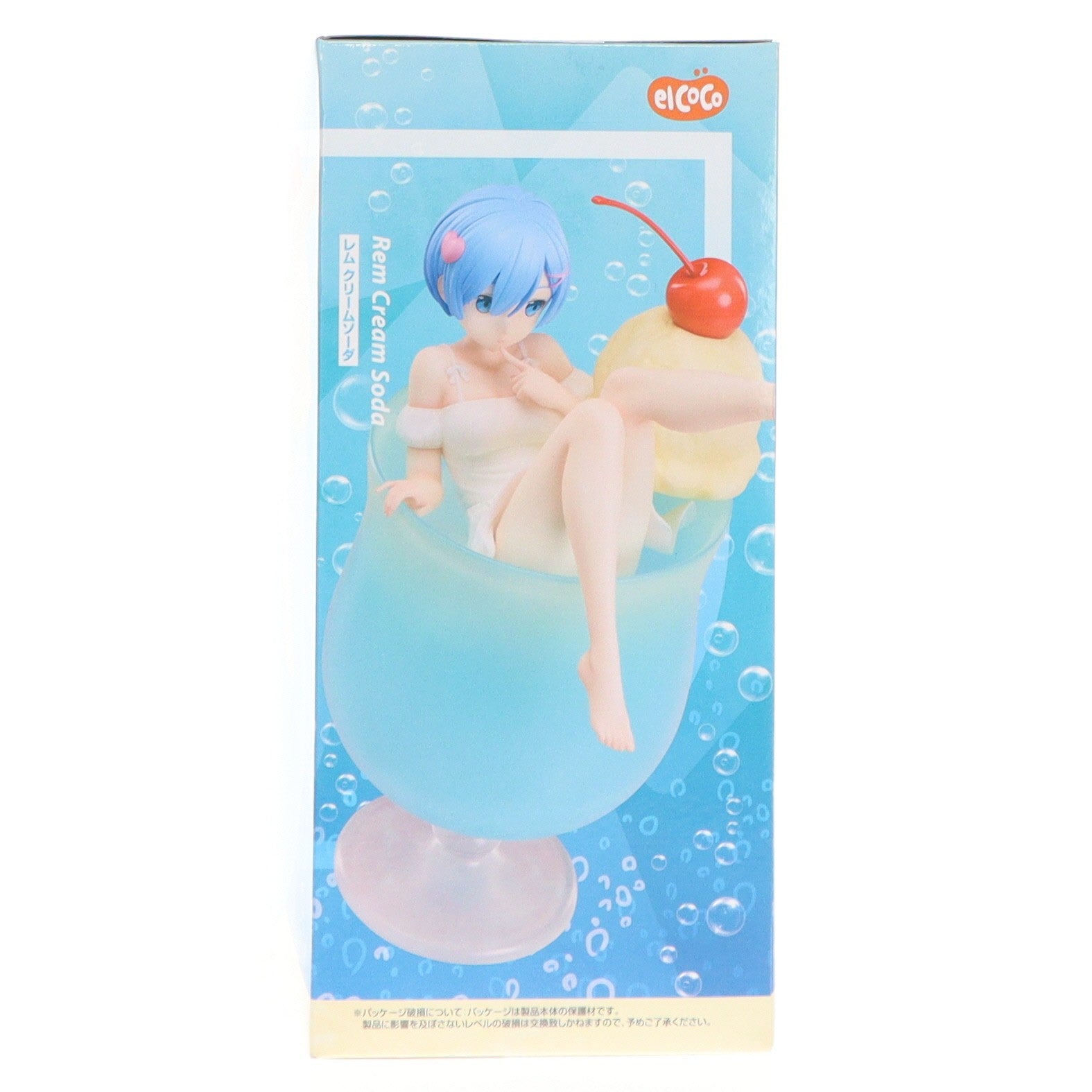 【中古即納】[FIG] レム クリームソーダ Re:ゼロから始める異世界生活 1/7 フィギュア プライズ エルココ(20250627)