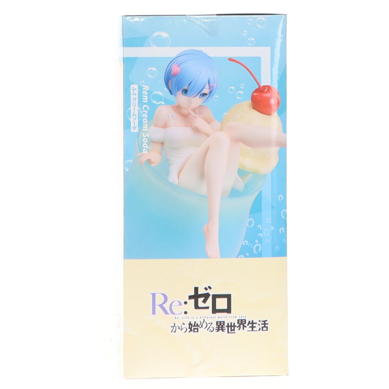 【中古即納】[FIG] レム クリームソーダ Re:ゼロから始める異世界生活 1/7 フィギュア プライズ エルココ(20250627)
