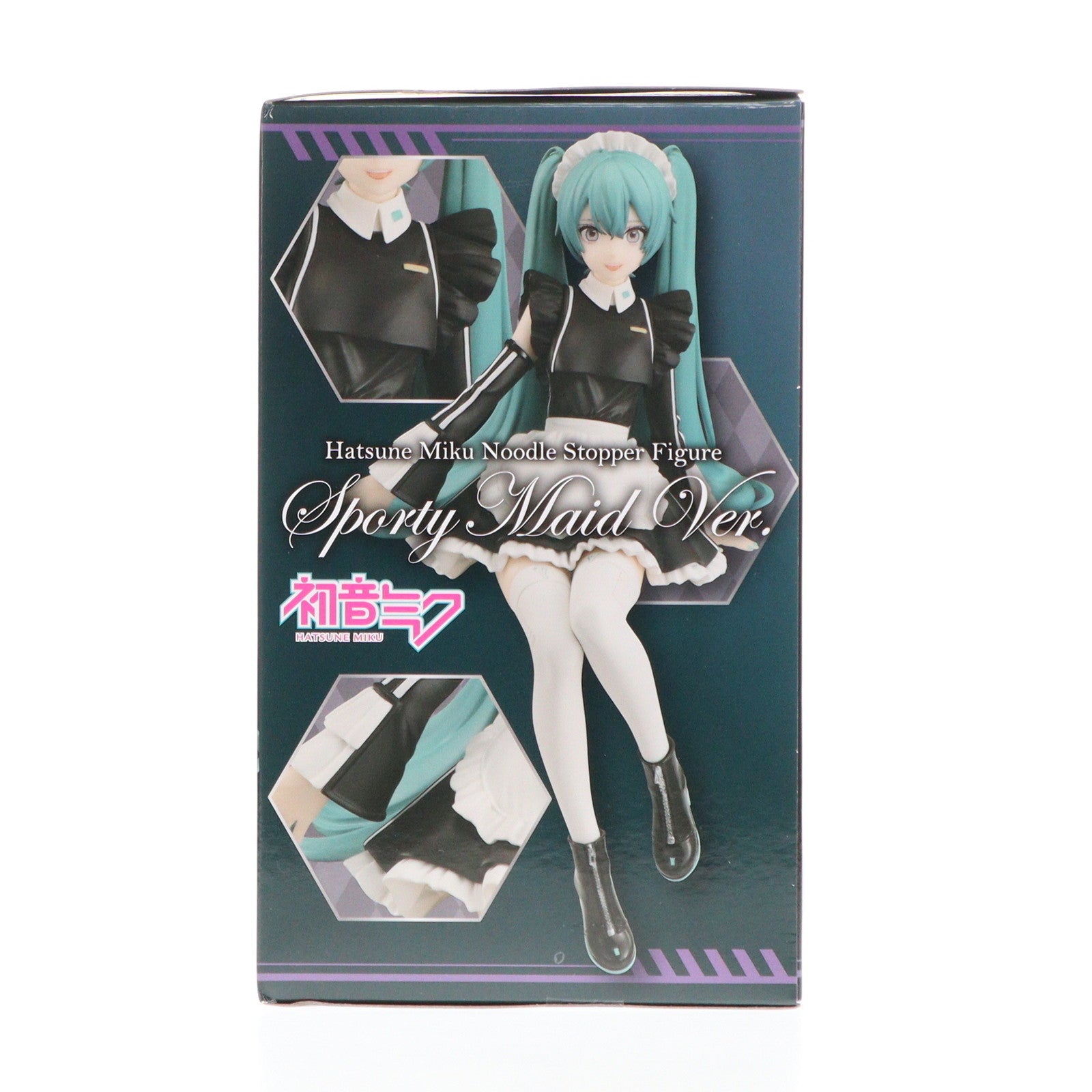 【中古即納】[FIG] 初音ミク キャラクター・ボーカル・シリーズ01 初音ミク ぬーどるストッパーフィギュア-スポーティメイドver.- プライズ(AMU-PRZ13659) フリュー(20211031)