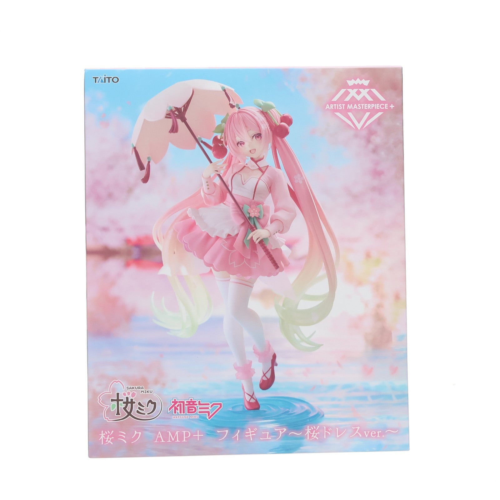 【中古即納】[FIG] 桜ミク キャラクター・ボーカル・シリーズ01 初音ミク AMP+ フィギュア～桜ドレスver.～ プライズ(452000900) タイトー(20260228)